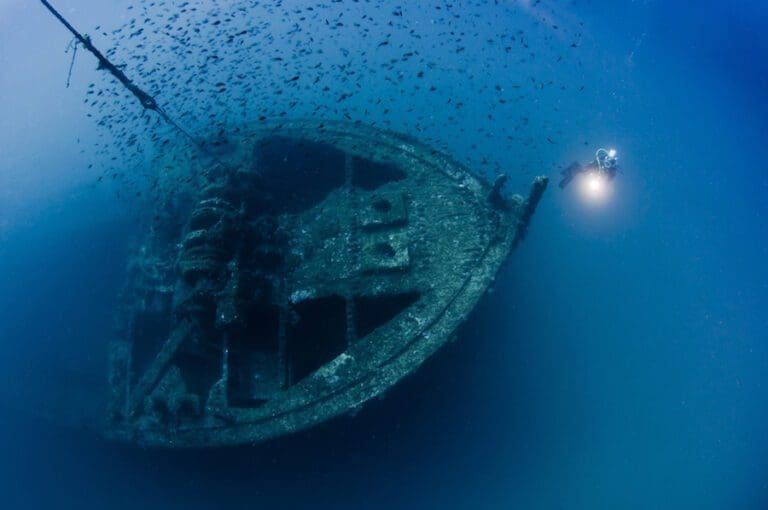 Deep Sea Diving In The Costa Calida Spain