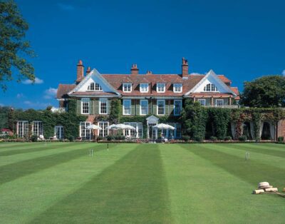 Lord and Lady at Chewton Glen Hotel