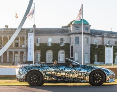 New Lexus LC Convertible At Goodwood