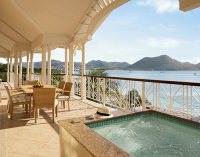 Rent Beachfront Pool Villa Suite Saint Lucia