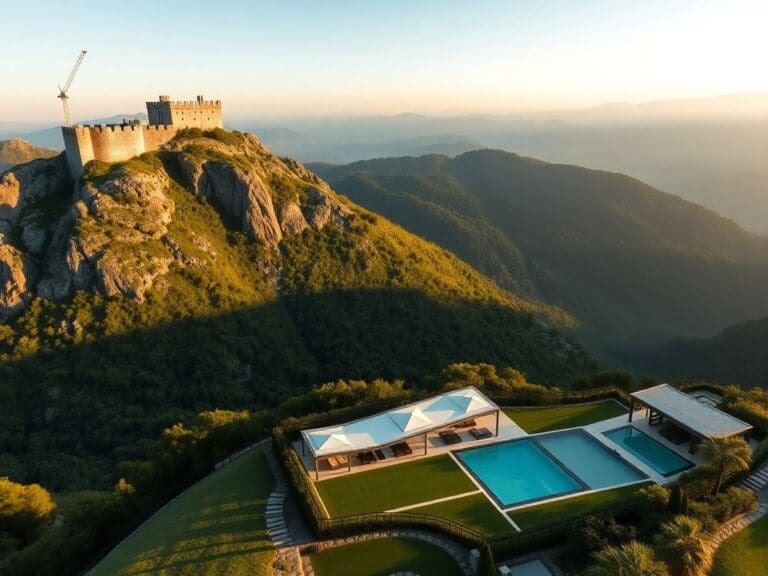 Fortaleza na Montanha, Luxo em Vale Privado