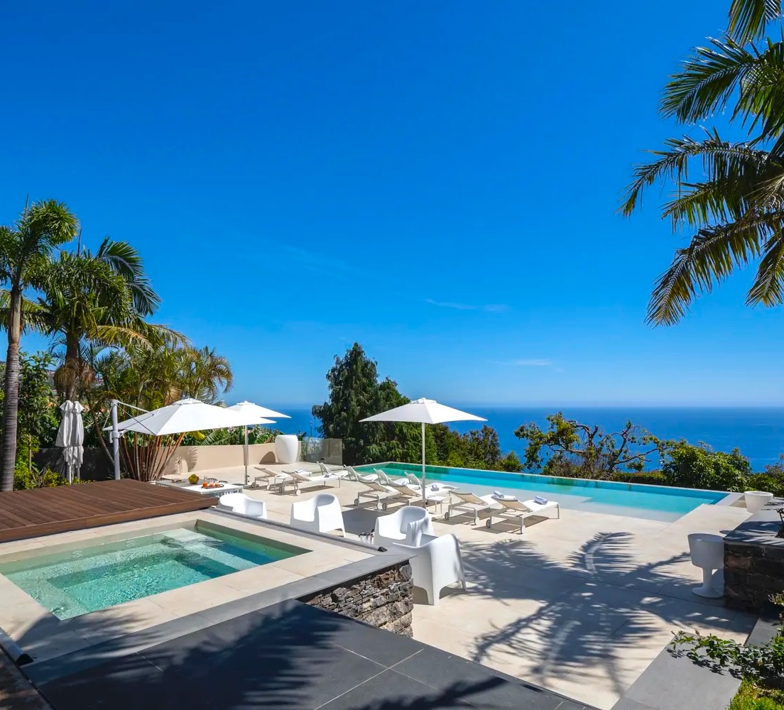 Luxury villa rental beach Madeira Portugal — private Atlantic island estate