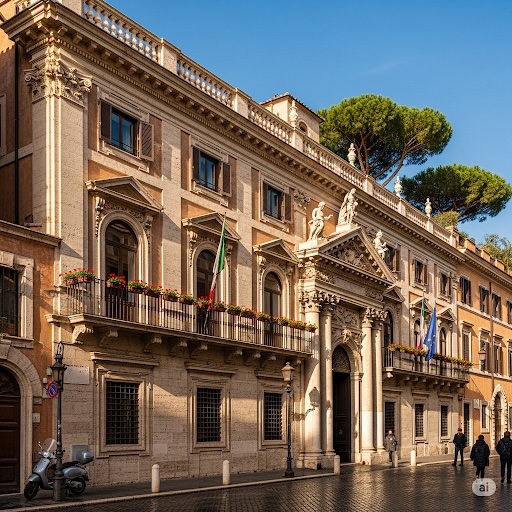 Luxury palazzo rental Rome Italy
