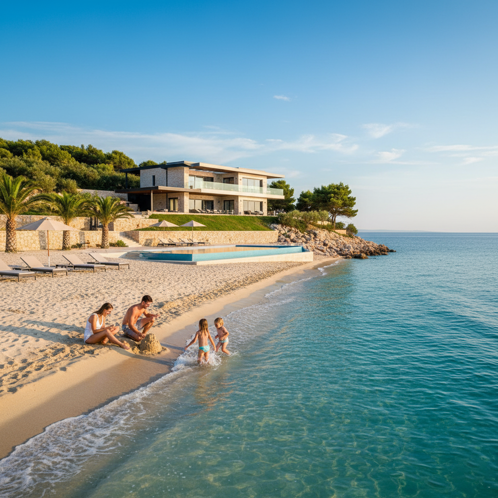Luxury villa rentals Croatia for families and groups private pool Adriatic