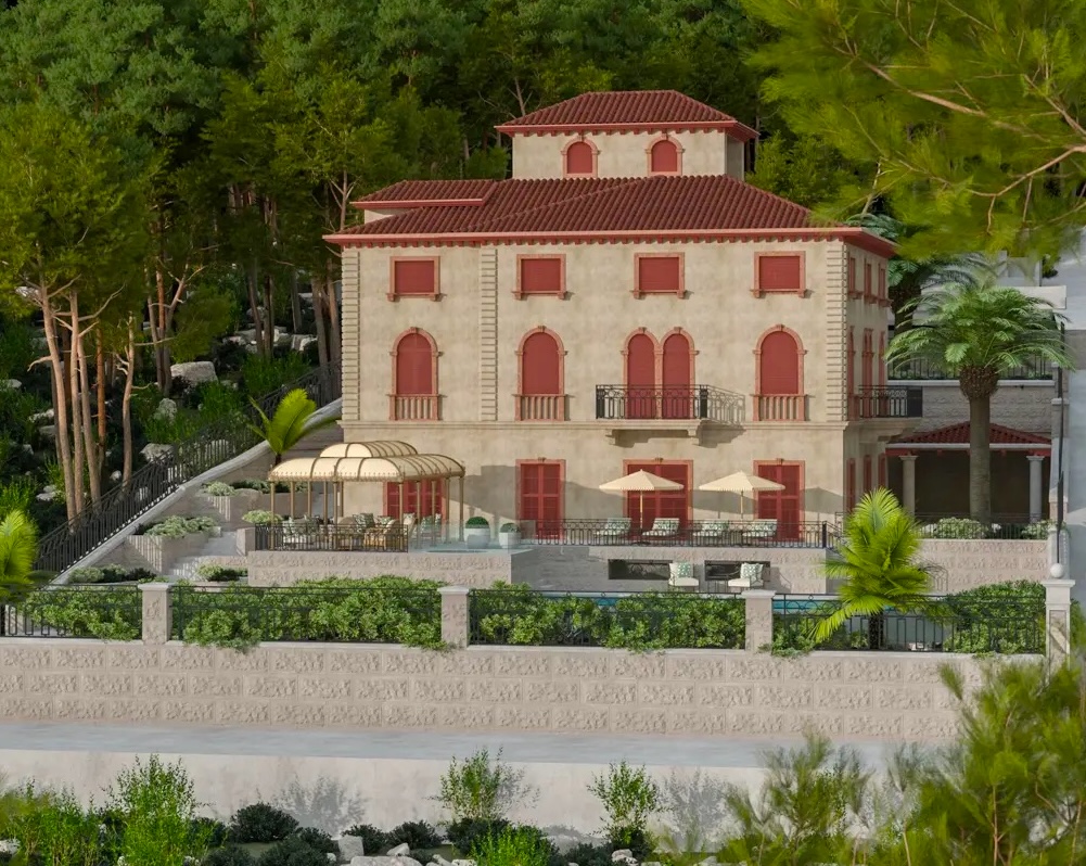 Luxury holiday rental with pool and seafront Croatia Mali Losinj