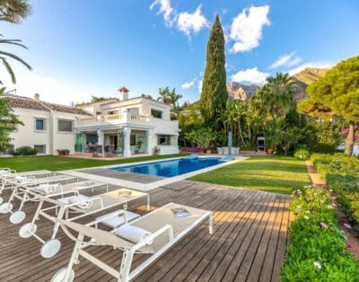 Villa Blue Savoy Rental Marbella – Luxury Family Villa with Heated Pool and Sea Views