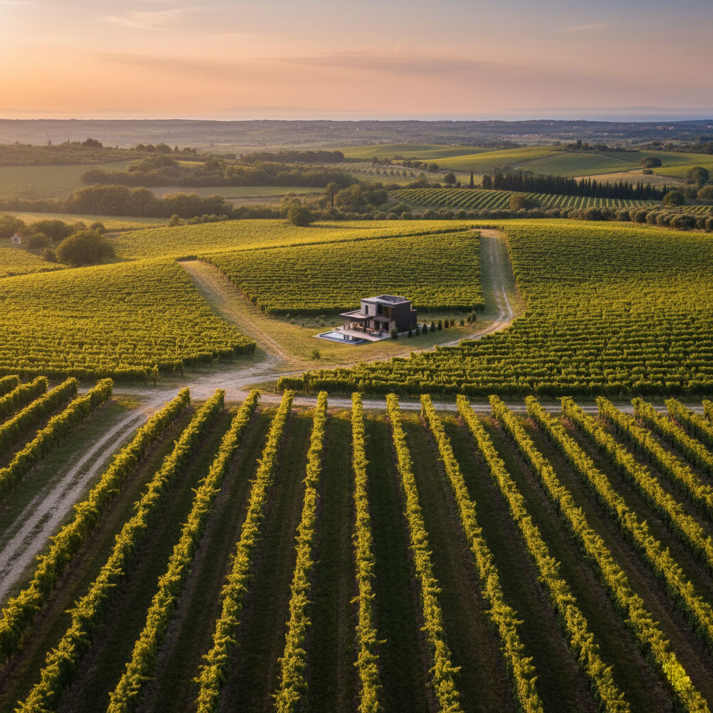 Villa rentals Istria vineyards secluded retreats Croatia