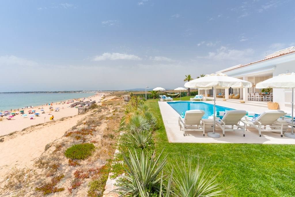 Luxury villa rental Portugal — private pool near beach Atlantic coast