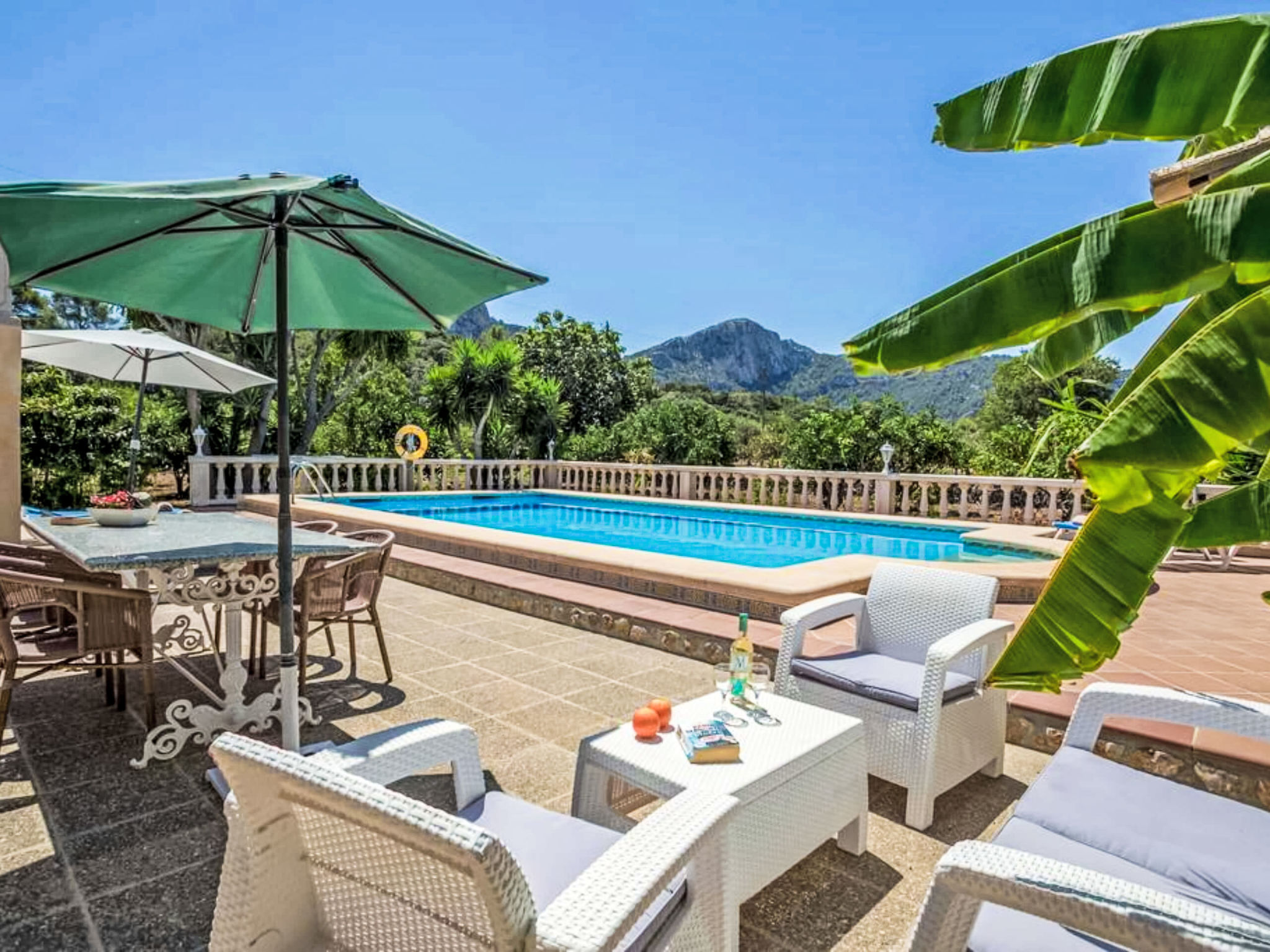 Casa Bocamina Pollença: Modern 3-Bedroom Family Villa with Private Pool and Rural Mountain Views