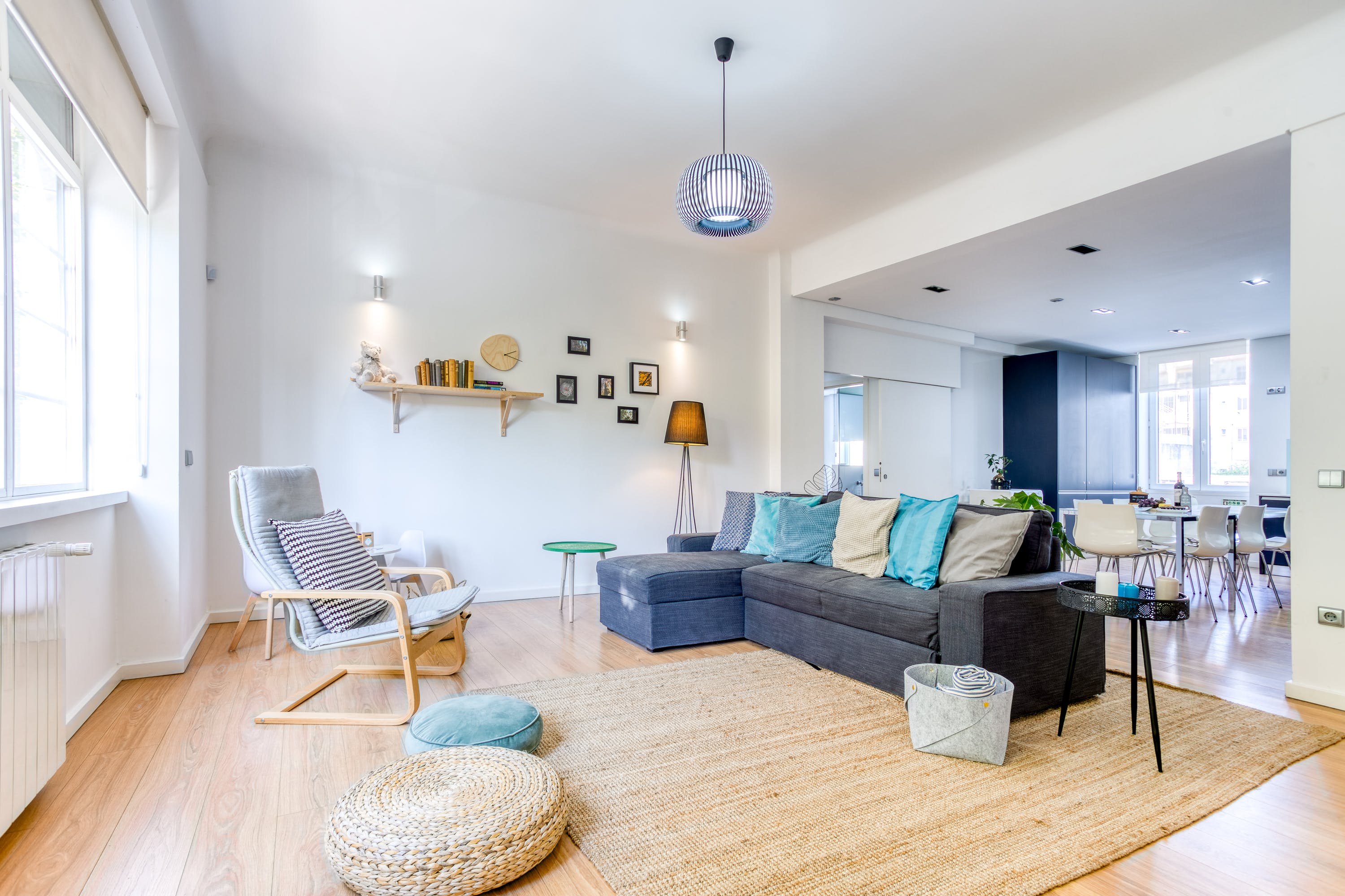 Casa Bolhão Santo: Stylish 3-Bedroom Apartment with Sea Views and Air-Con in Bolhão Porto