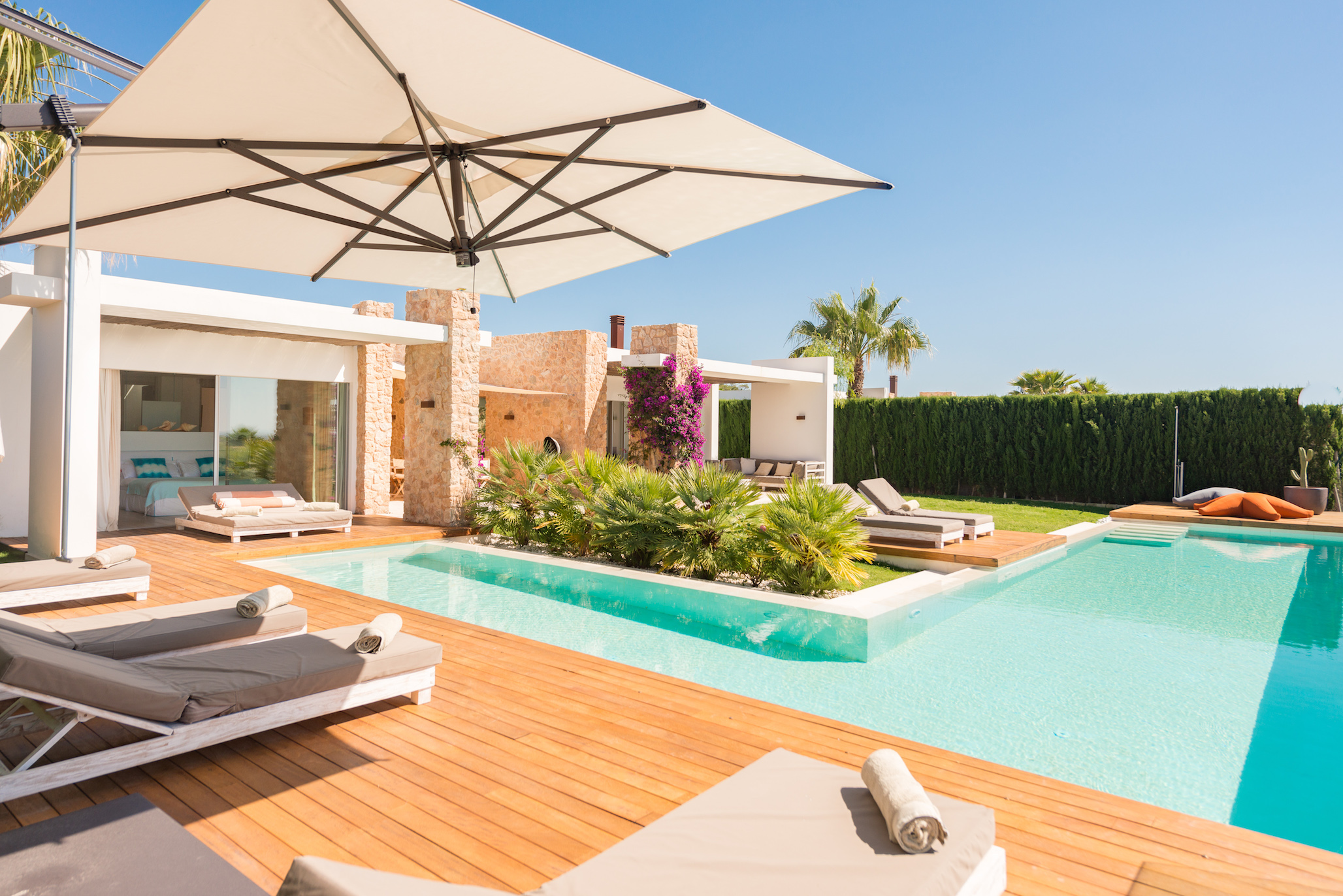 Casa Es Vedrà San José: Contemporary 4-Bedroom Apartment with Seaviews, San José