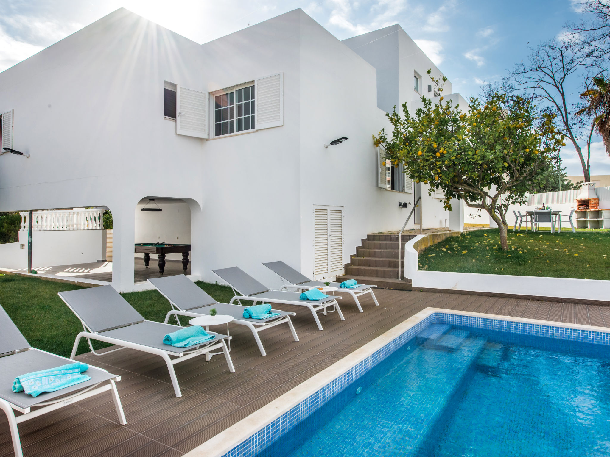 Casa Falcoeiro Albufeira: Modern Six-Bedroom Family Villa with Private Pool and Entertainment Features in Albufeira Portugal