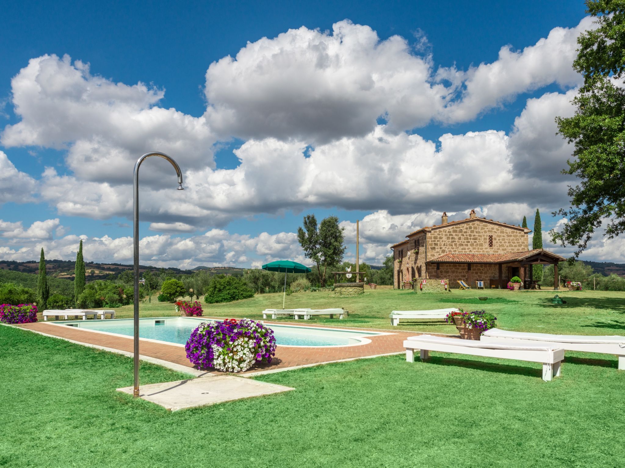Casa Fiora Manciano: Stunning 4-Bedroom Farmhouse with Private Pool and Panoramic Countryside Views in Tuscany