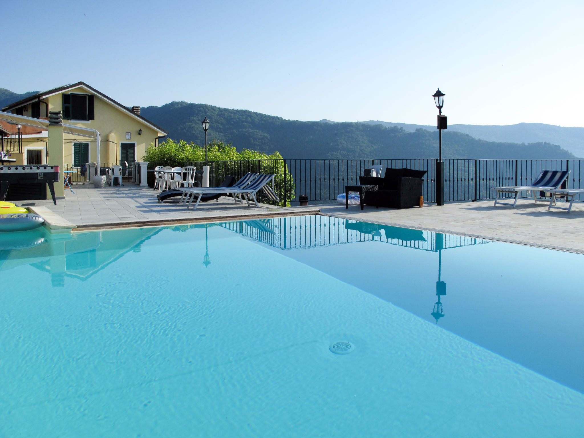 Casa Libeccio Valloria: Spacious 9-Bedroom Agriturismo with Pool and Panoramic Sea Views in Italian Riviera