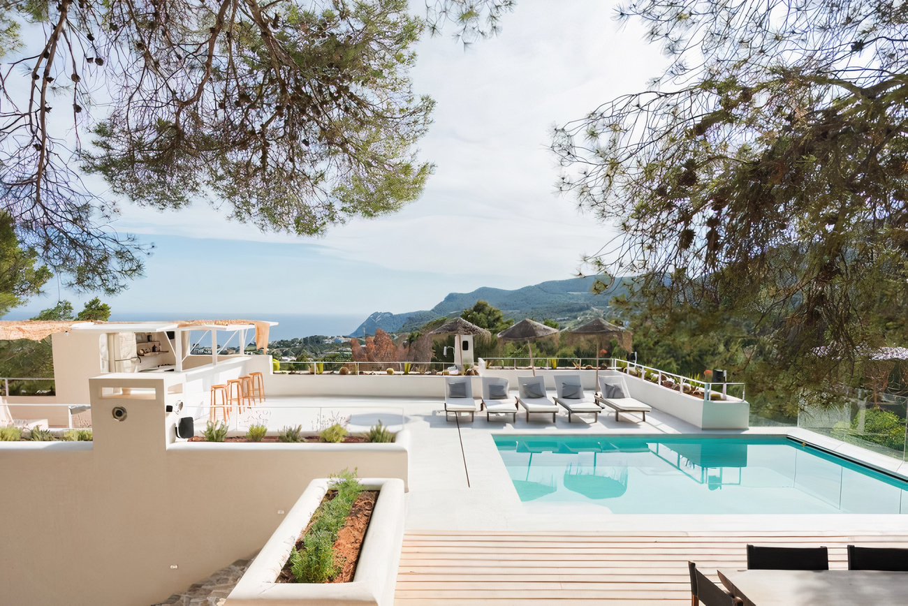 Villa Alborada Cala Vedella Es Cubells: Luxury 5-Bedroom Apartment with Seaview, Es Cubells, Ibiza