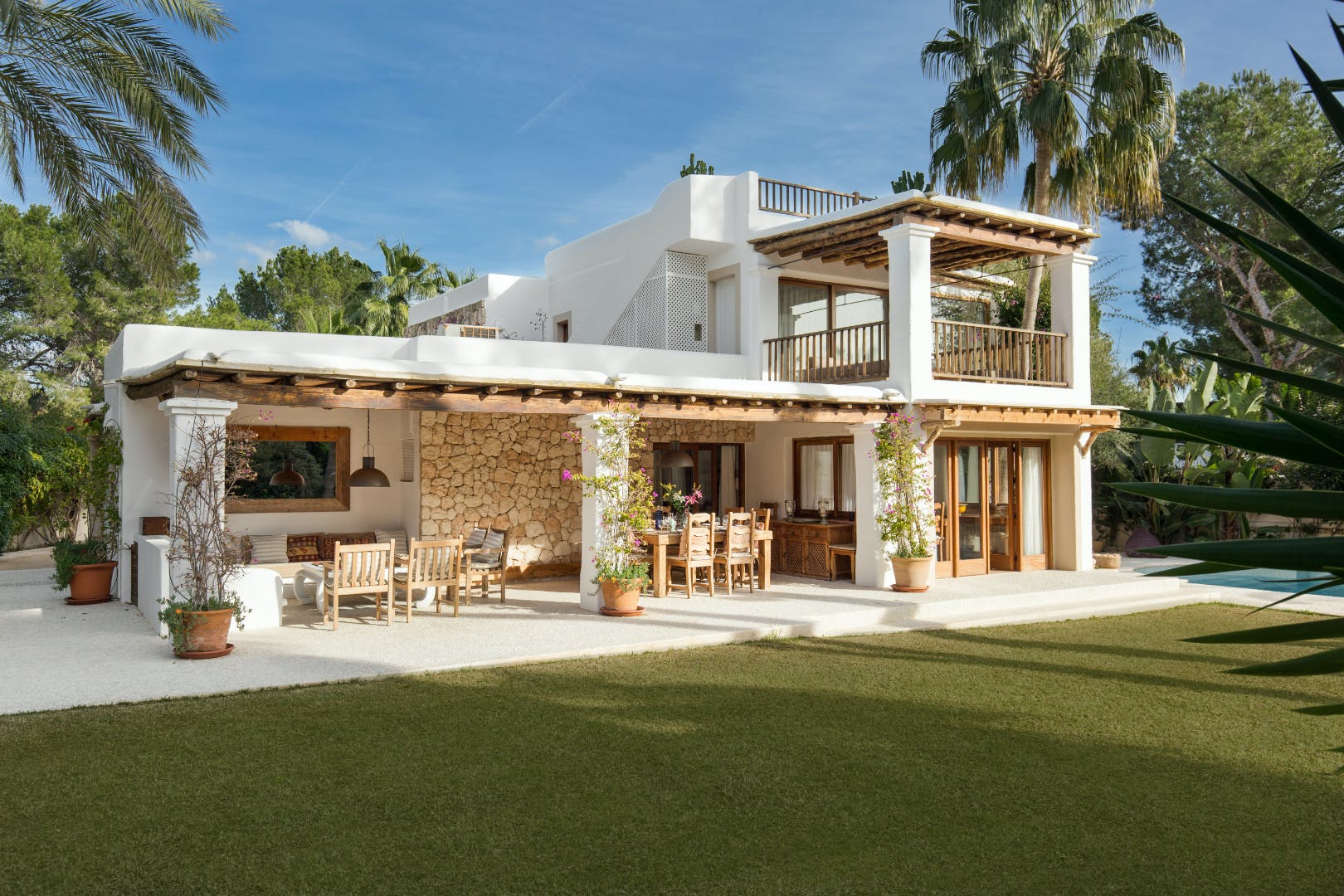 Casa Sabina Es Cubells Es Cubells 3: Luxury 6-Bedroom Apartment with Seaview and Pool, Es Cubells