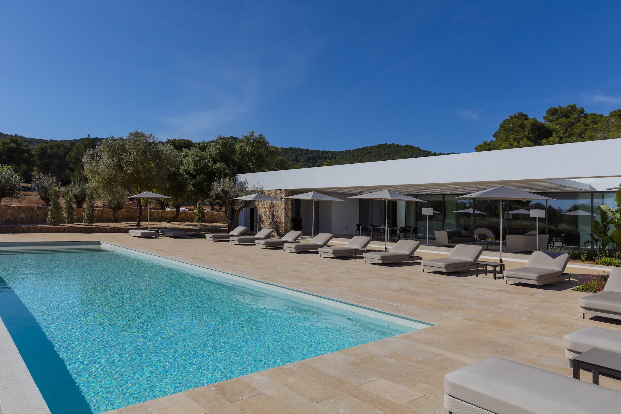 Casa Sabina Ibiza Ibiza 5: Elegant 6-Bedroom Apartment with Seaview and Pool, Ibiza