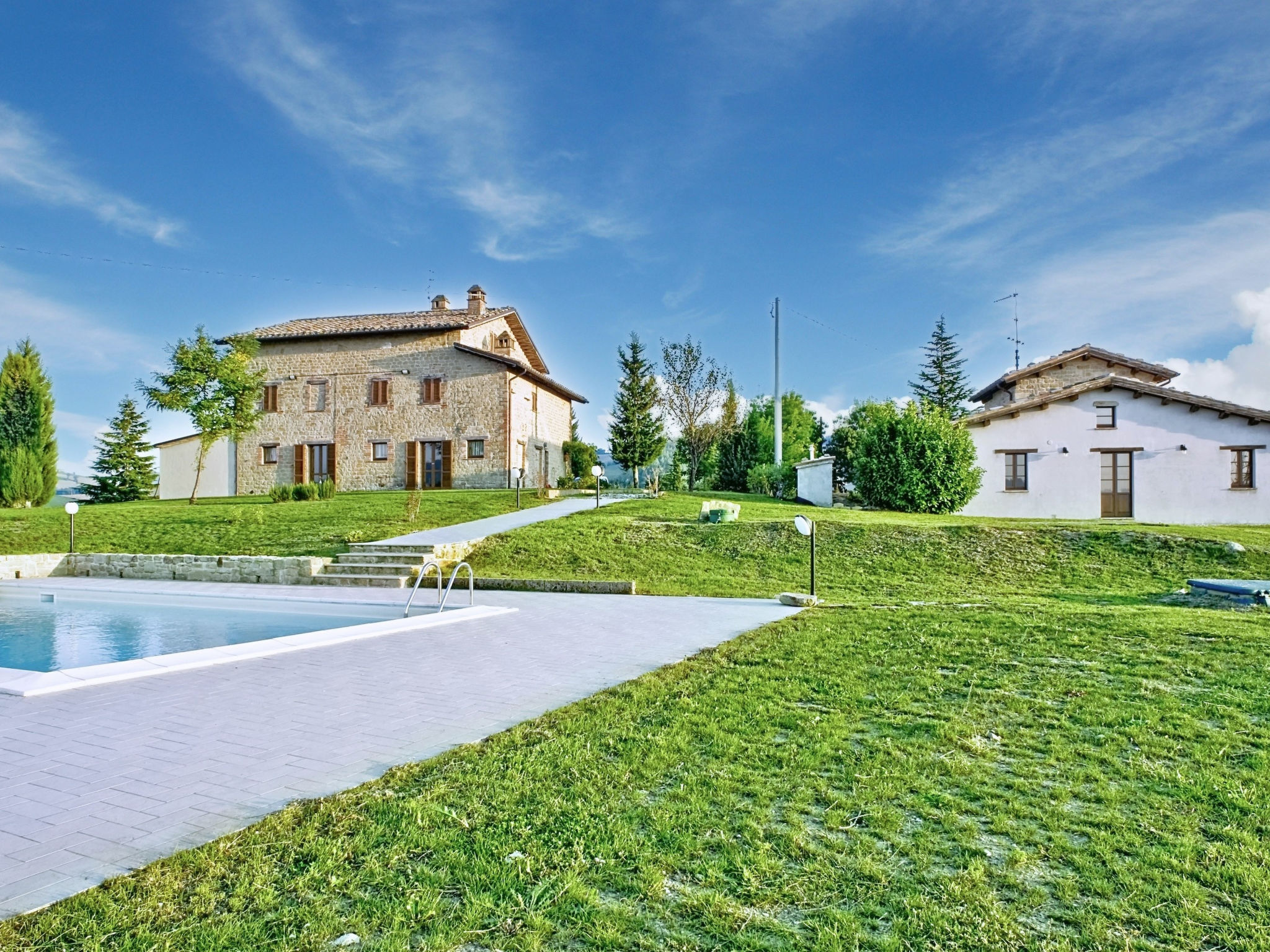 Casa Sibillini Amandola: Stunning 7-Bedroom Luxury Farmhouse with Private Pool and Country Views in Le Marche Italy