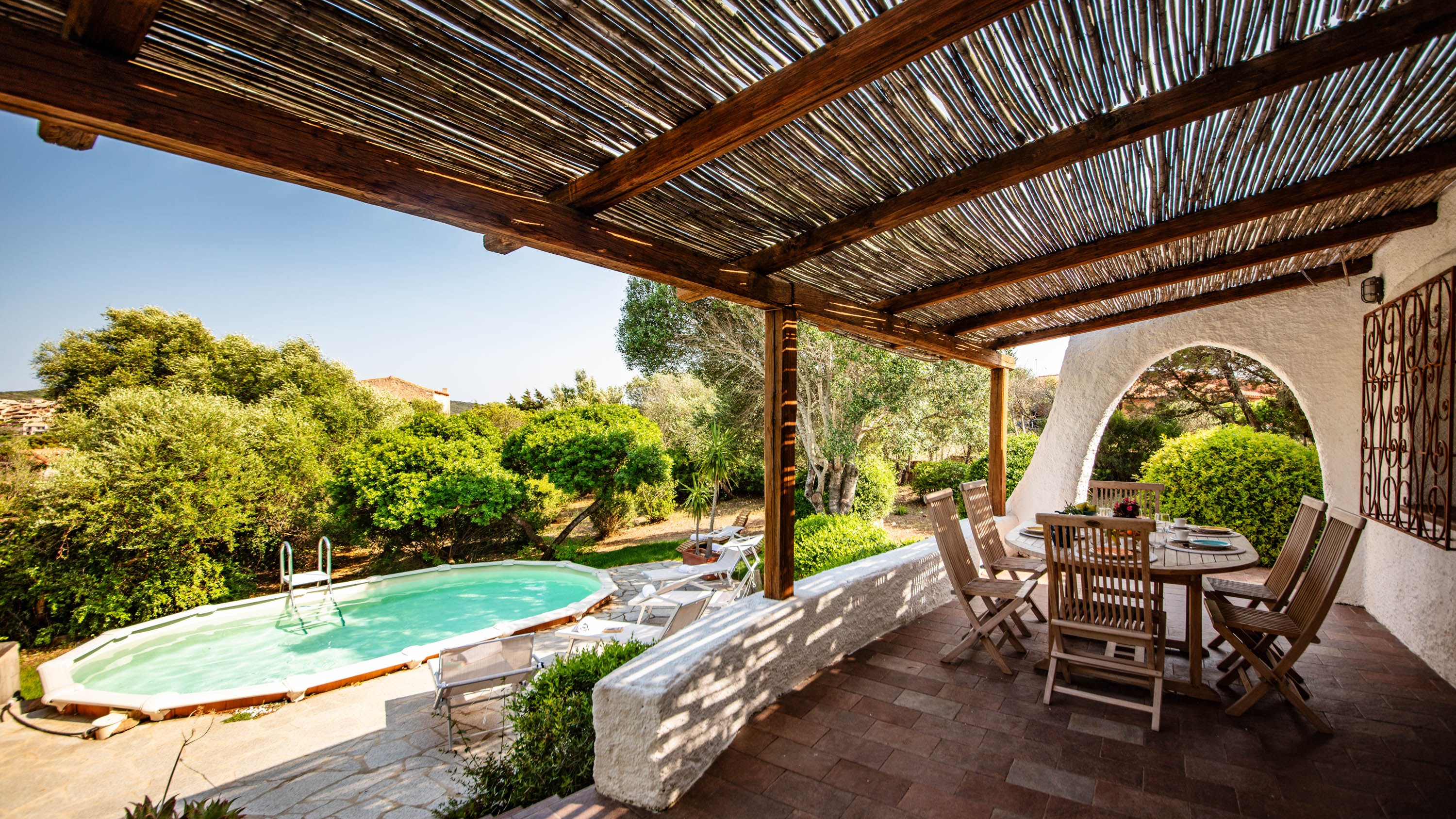 Casa Tramontana Palau: Luxury 3-Bedroom Apartment with Seaview and Pool, Sardinia