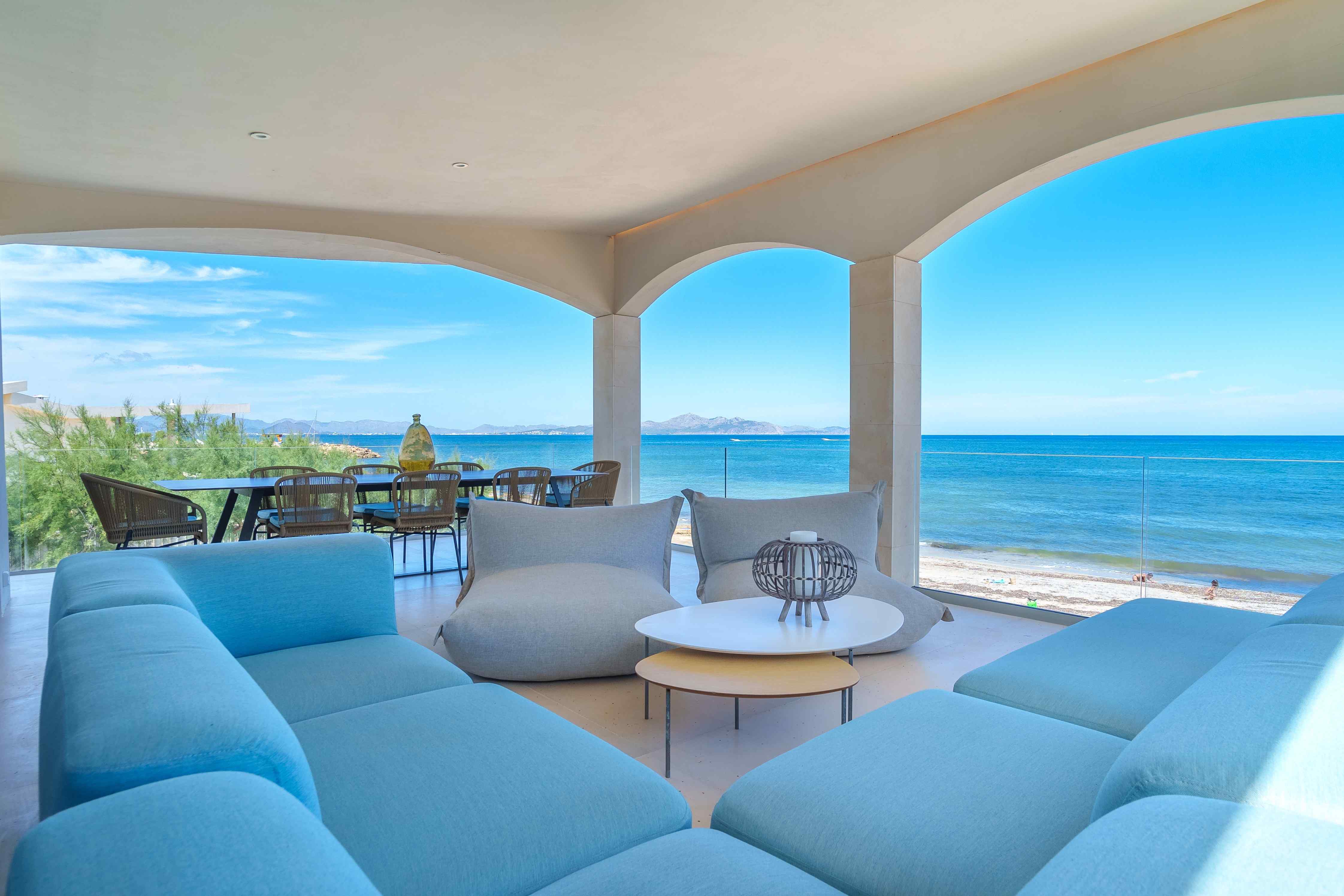 Casa Tramuntana Picafort Can Picafort 3: Luxury 4-Bedroom Apartment with Seaview and Pool, Can Picafort