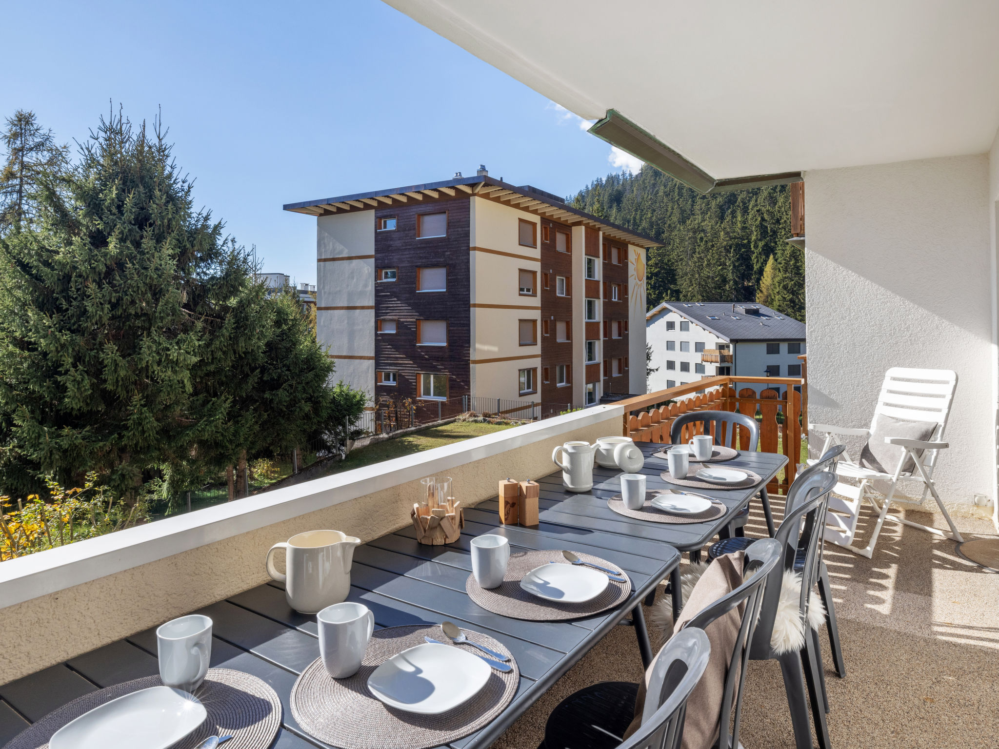 Chalet Aminona Crans-Montana: Luxury 3-Bedroom Alpine Apartment with Mountain Views and Ski Access in Swiss Resort