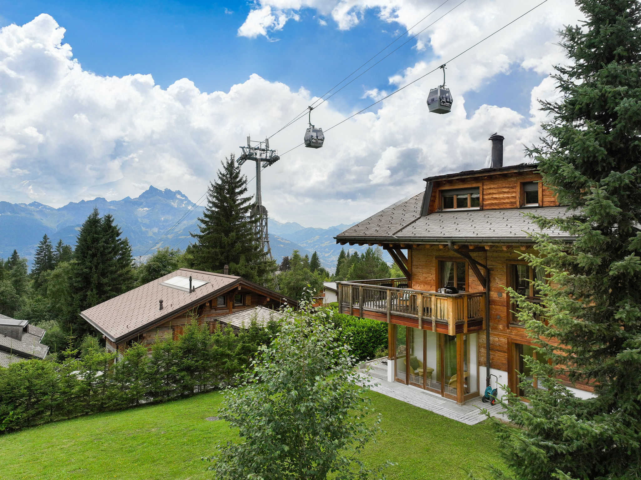 Chalet Barboleuse Villars: Stunning 4-Bedroom Alpine Retreat with Mountain Views and Ski Access in Villars Switzerland