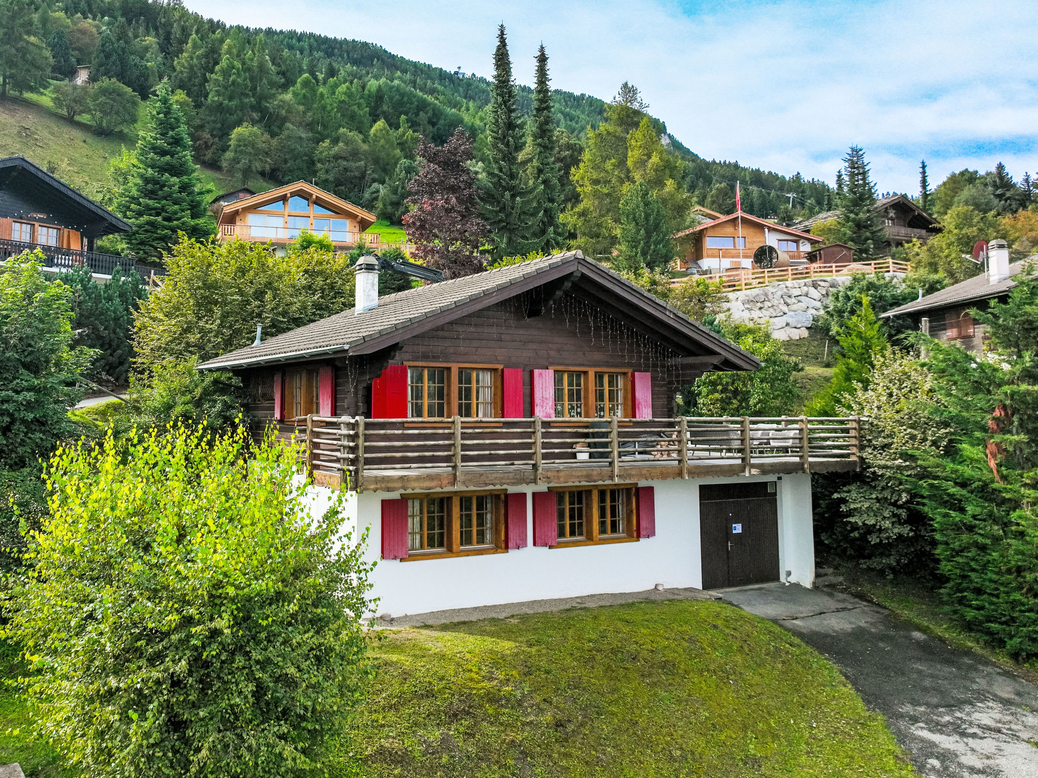 Chalet Clèves Nendaz: Premium 3-Bedroom Alpine Retreat with Mountain Views and Ski Access in Swiss 4 Vallées