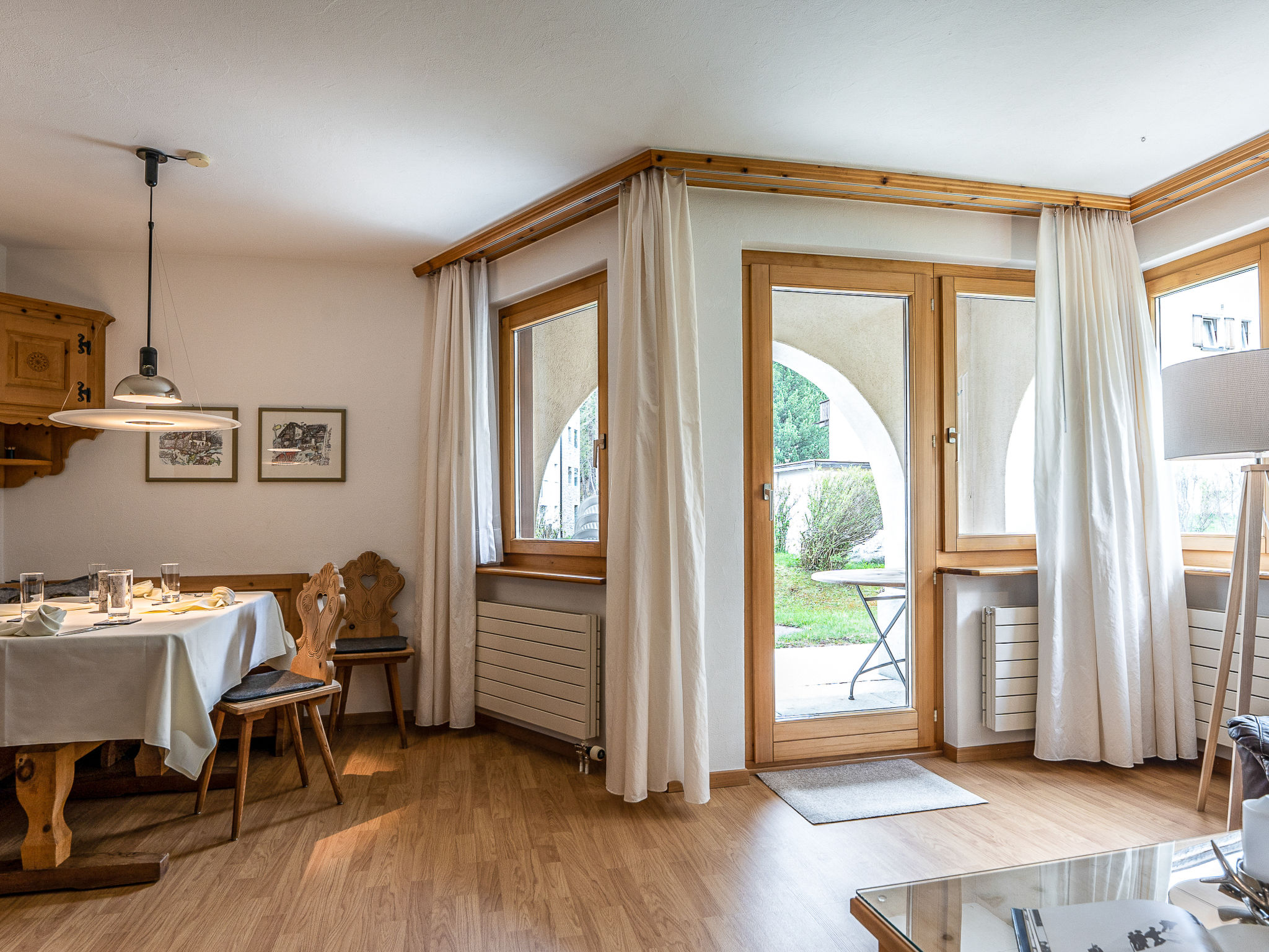 Chalet Engiadina Sils: Luxury 2-Bedroom Alpine Chalet with Mountain Access in Sils Maria Switzerland