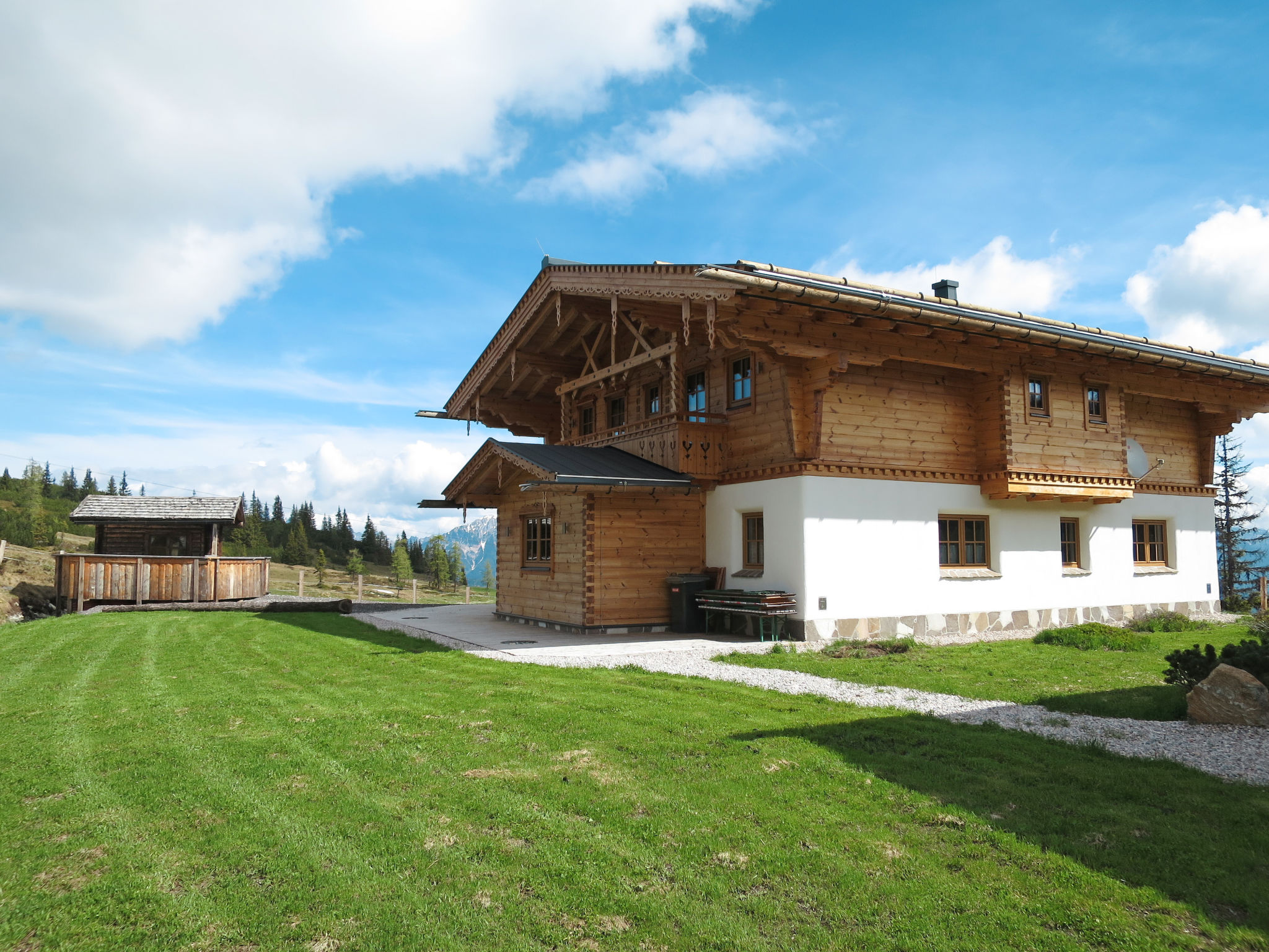 Chalet Foehn Forstau: Spectacular 5-Bedroom Alpine Retreat with Sauna and Mountain Views in Austrian Alps