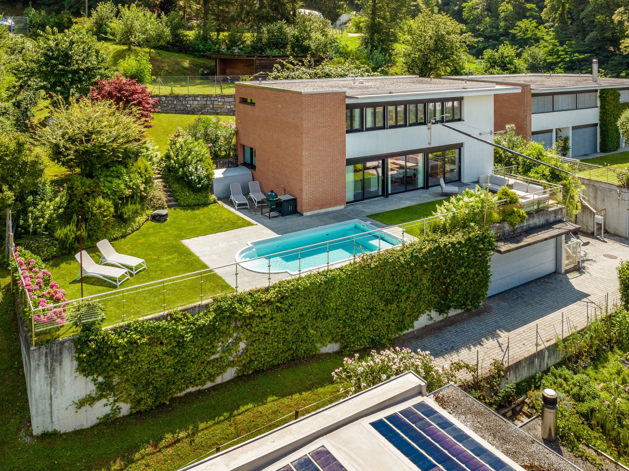 Chalet Fornasette Davesco: Spectacular 3-Bedroom Mountain Chalet with Heated Private Pool and Panoramic Alpine Views near Lugano