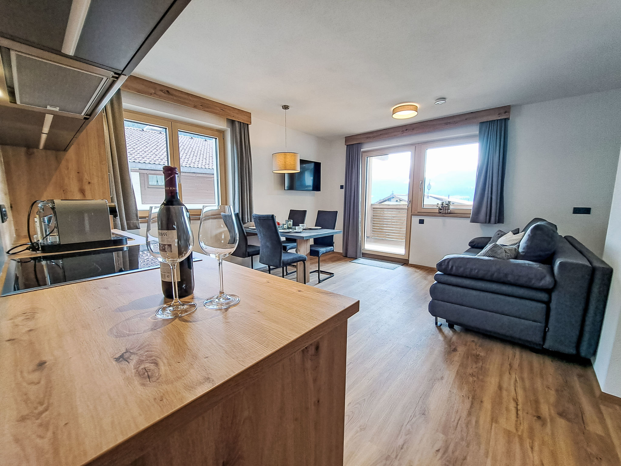 Chalet Graspoint Wildschönau: Modern 2-Bedroom Alpine Apartment with Mountain Views and Ski Access in Austrian Tirol