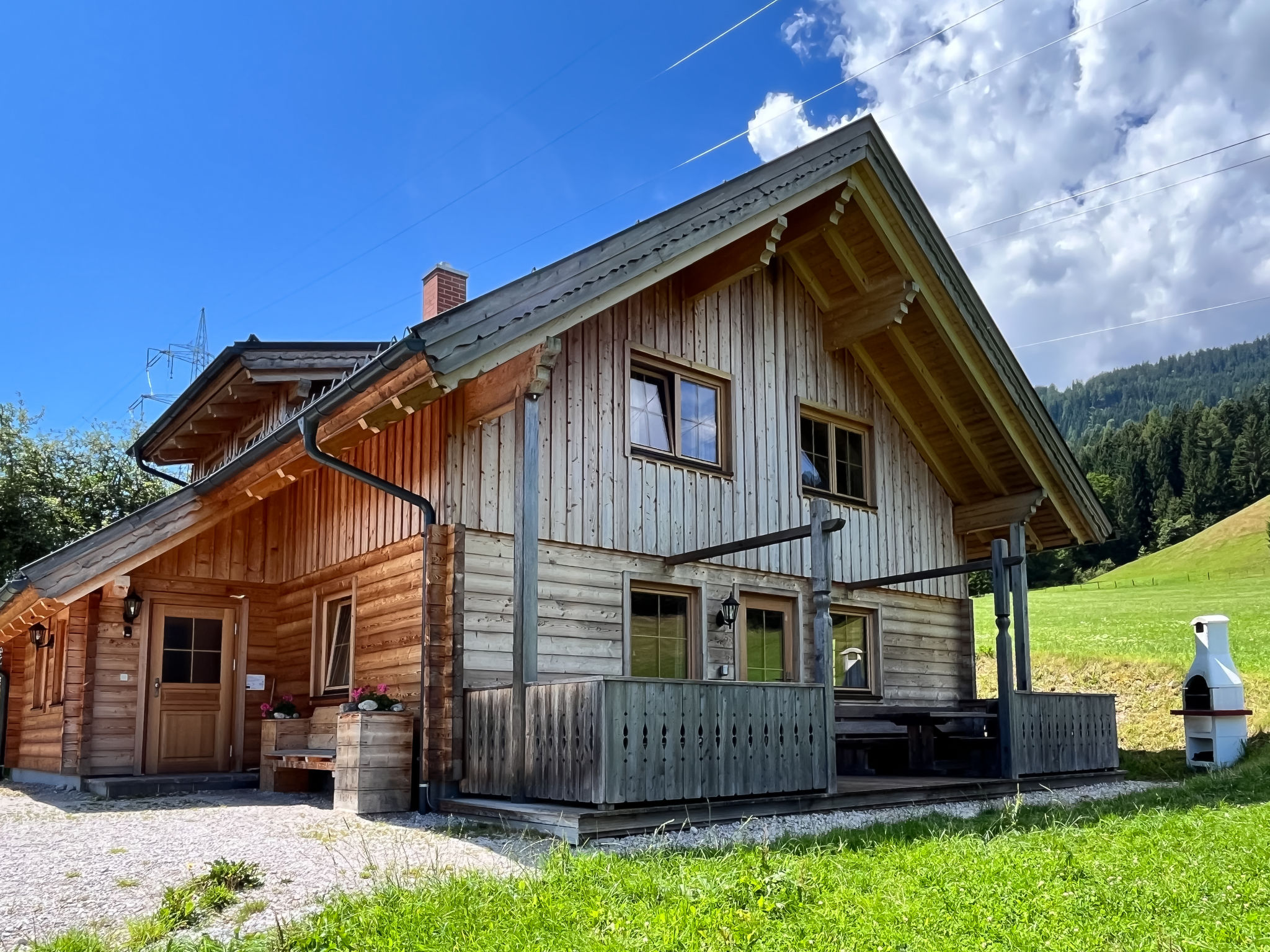 Chalet Grimming Gröbming: Spectacular 6-Bedroom Alpine Chalet with Mountain Views and Sauna in Austrian Countryside