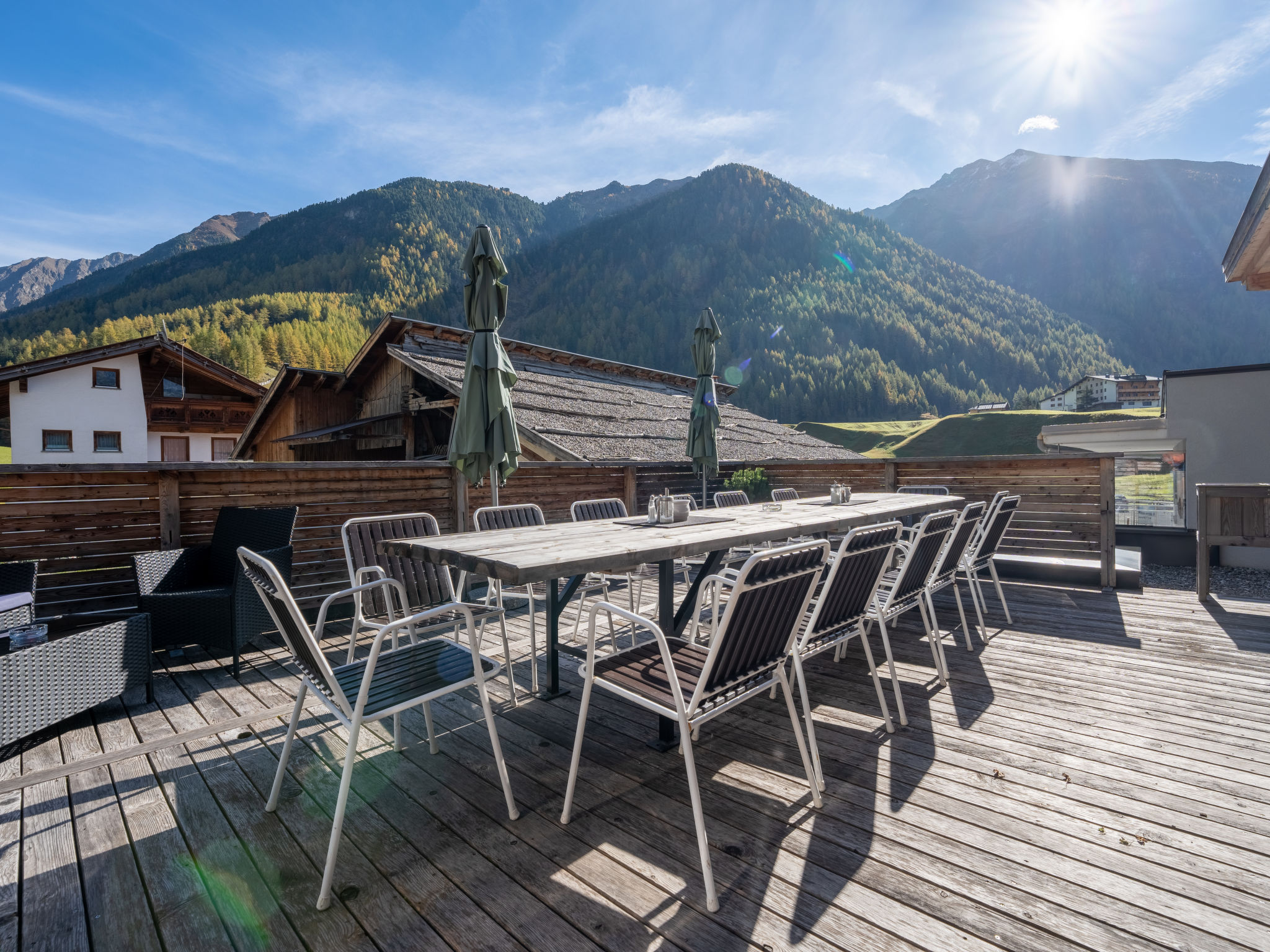 Chalet Niederthai Umhausen: Spectacular 8-Bedroom Alpine Retreat with Mountain Views and Ski Access in Austrian Tyrol
