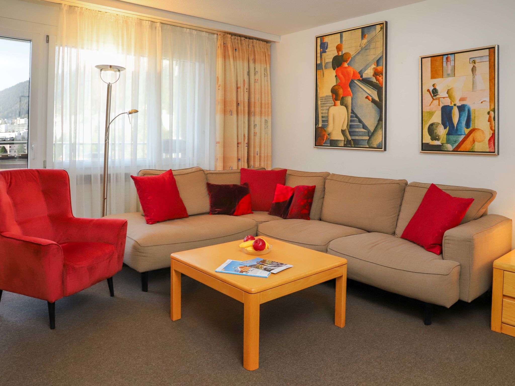 Chalet Rinerhorn Davos: Comfortable 2-Bedroom Mountain Apartment with Stunning Alpine Views in Central Davos Switzerland