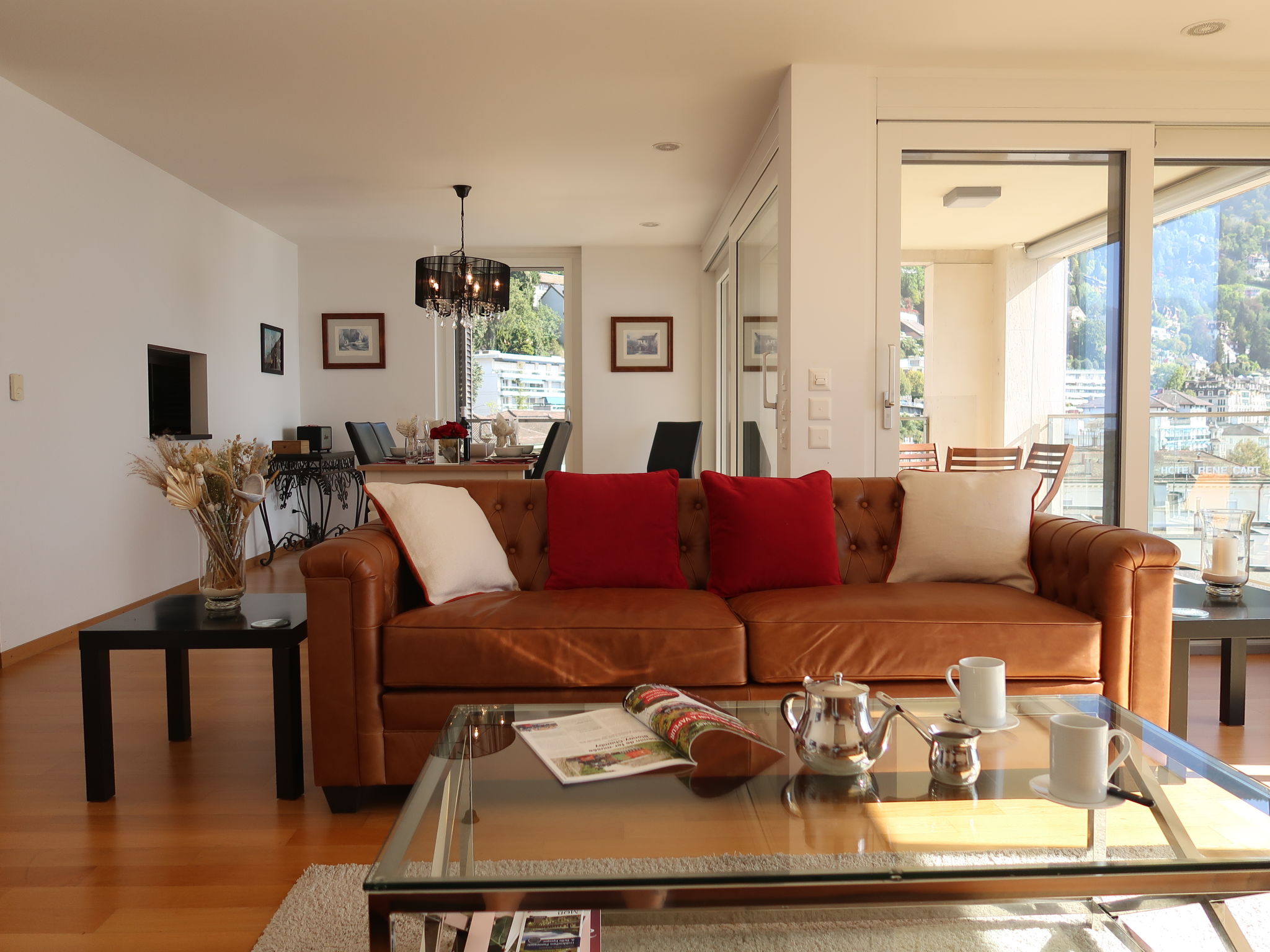 Chalet Rochers Montreux: Elegant 2-Bedroom Apartment with Mountain Views and Spa Facilities in Central Montreux Switzerland