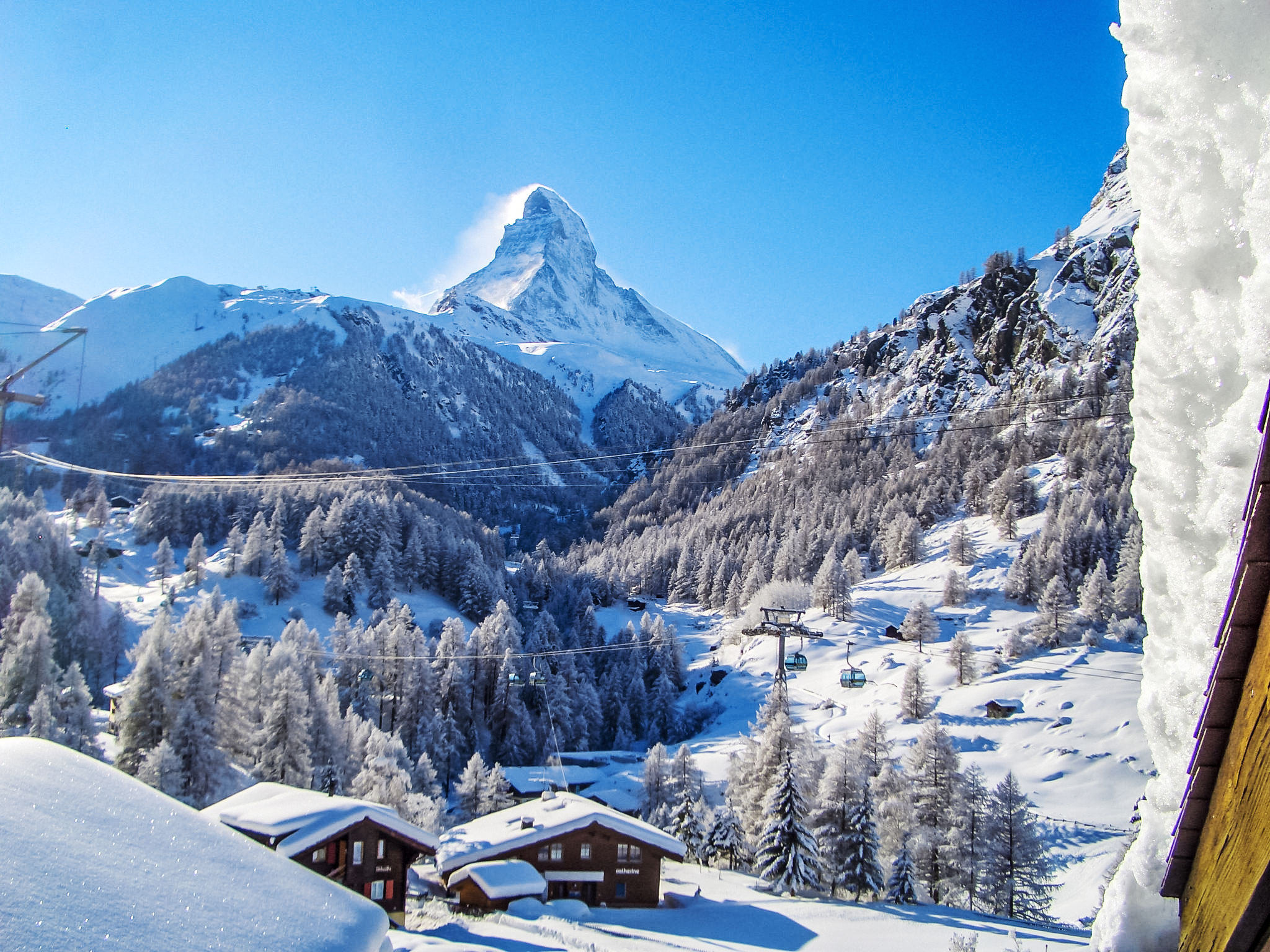 Chalet Schluhmatten Zermatt: Stunning 3-Bedroom Penthouse with Matterhorn Views and Ski Access in Zermatt
