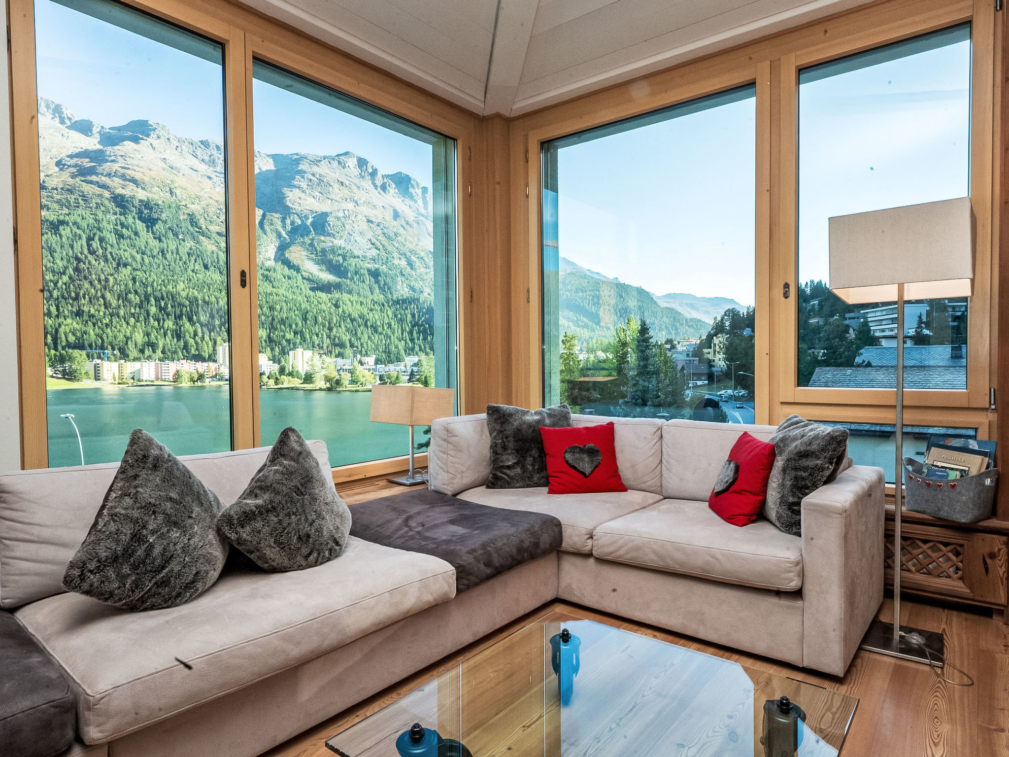 Chalet Spuonda St. Moritz: Elegant 2-Bedroom Alpine Apartment with Mountain Views and Lake Access in Central St. Moritz Switzerland