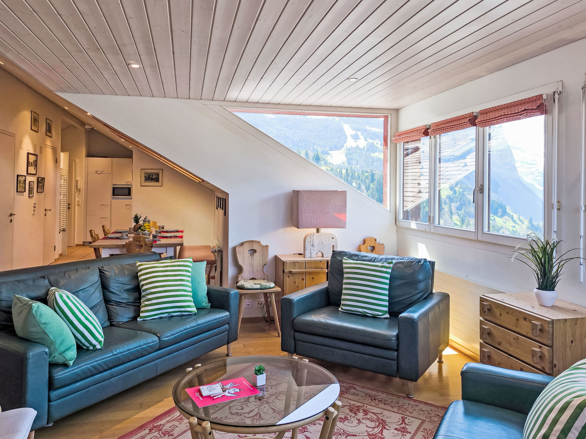 Chalet Steinbock Wengen: Luxury Two-Bedroom Alpine Apartment with Mountain Views and Ski Access in Swiss Alps