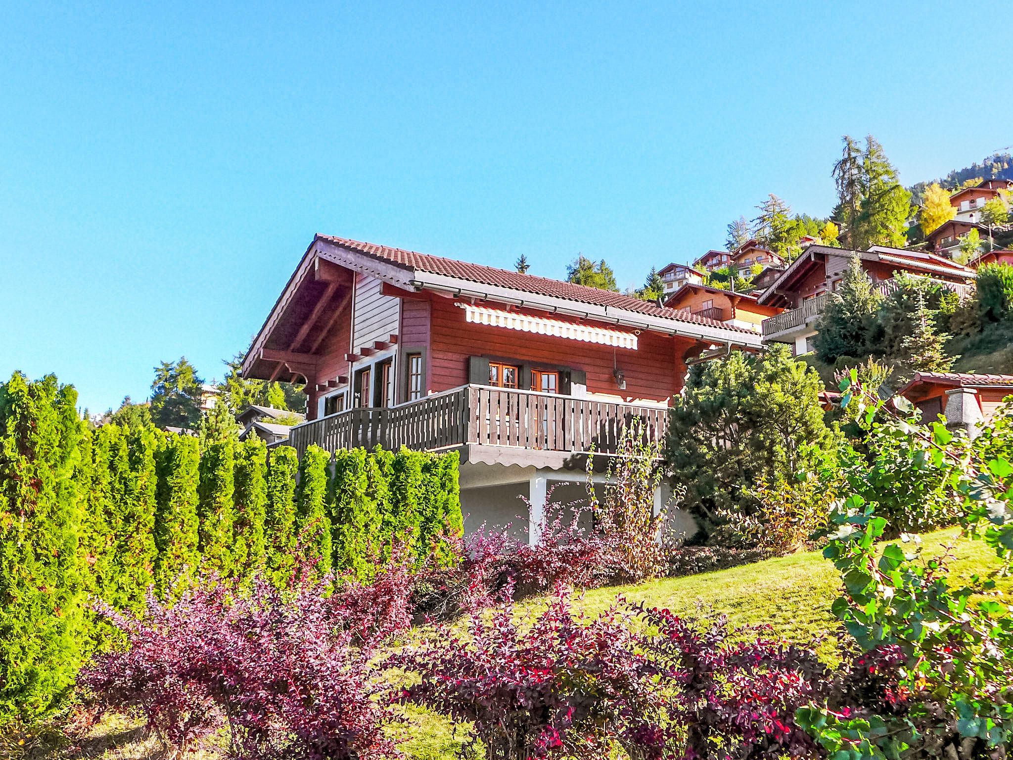 Chalet Tzamandon Nendaz: Premium 3-Bedroom Alpine Chalet with Mountain Views and Ski Access in Swiss Alps
