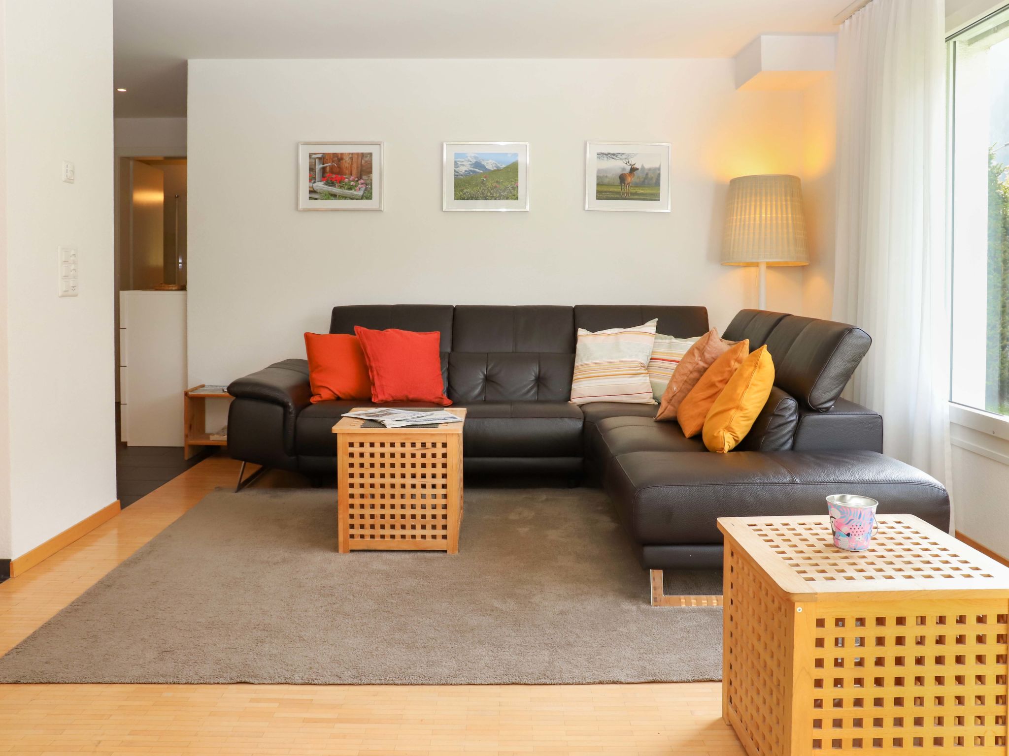 Chalet Wiesen Davos: Modern 1-Bedroom Mountain Apartment with Garden Terrace and Alpine Views in Swiss Alps