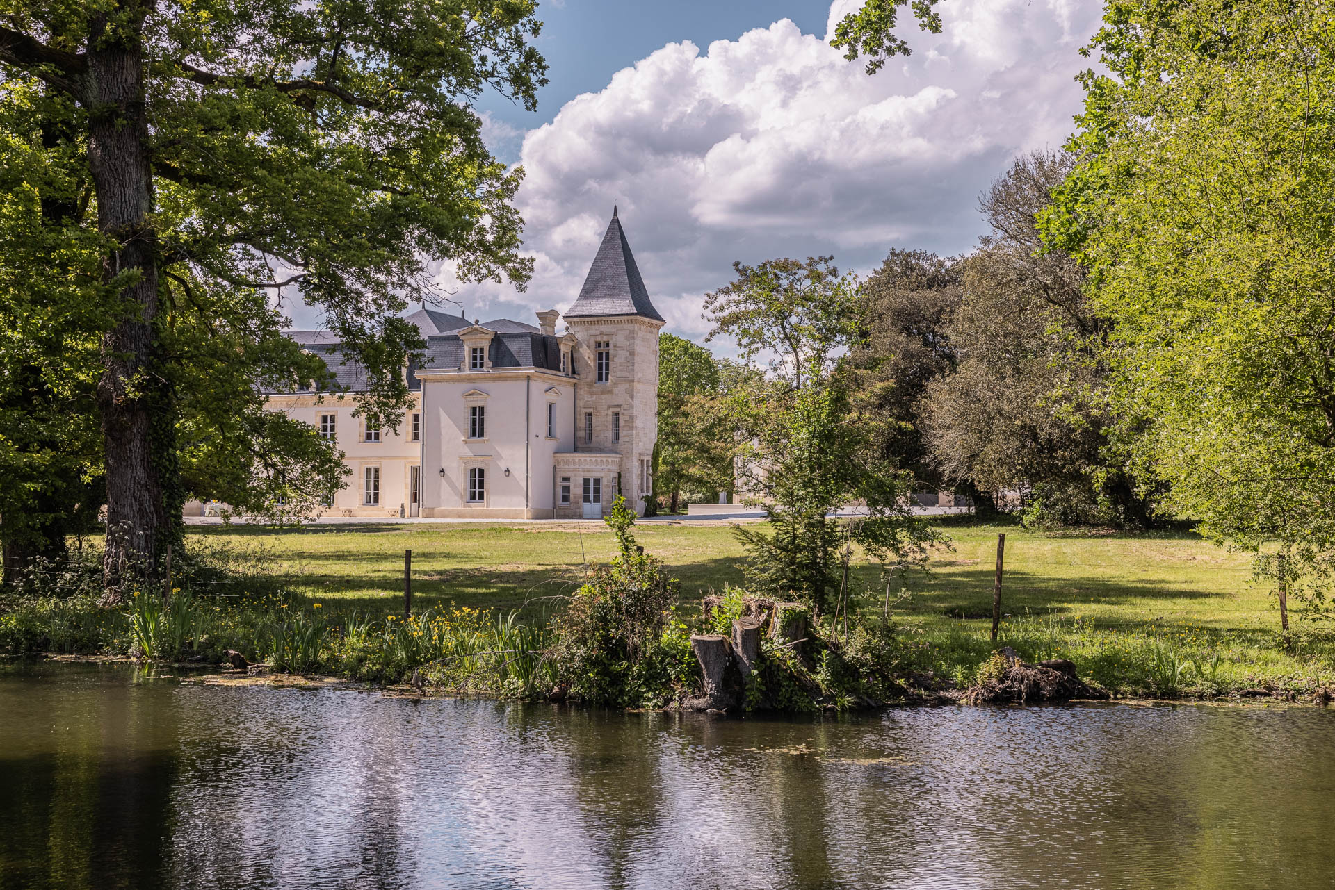 Château Jalle Gironde: Magnificent 5-Bedroom Chateau with Vineyard Views, Gironde