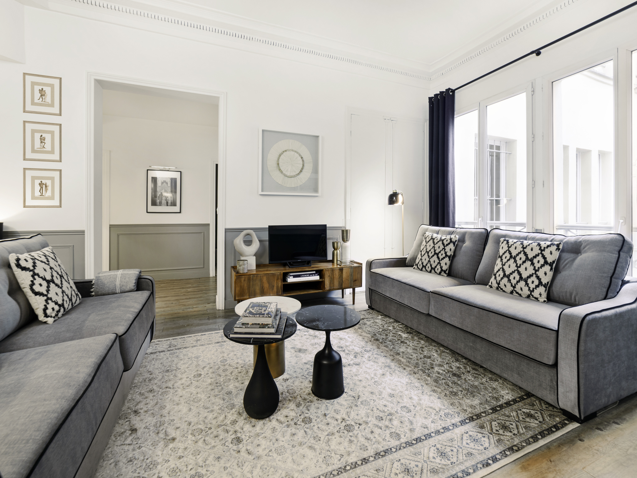 Château Marais Paris Grands Boulevards: Spacious 4-Bedroom Family-Friendly Apartment, Grands Boulevards, Paris