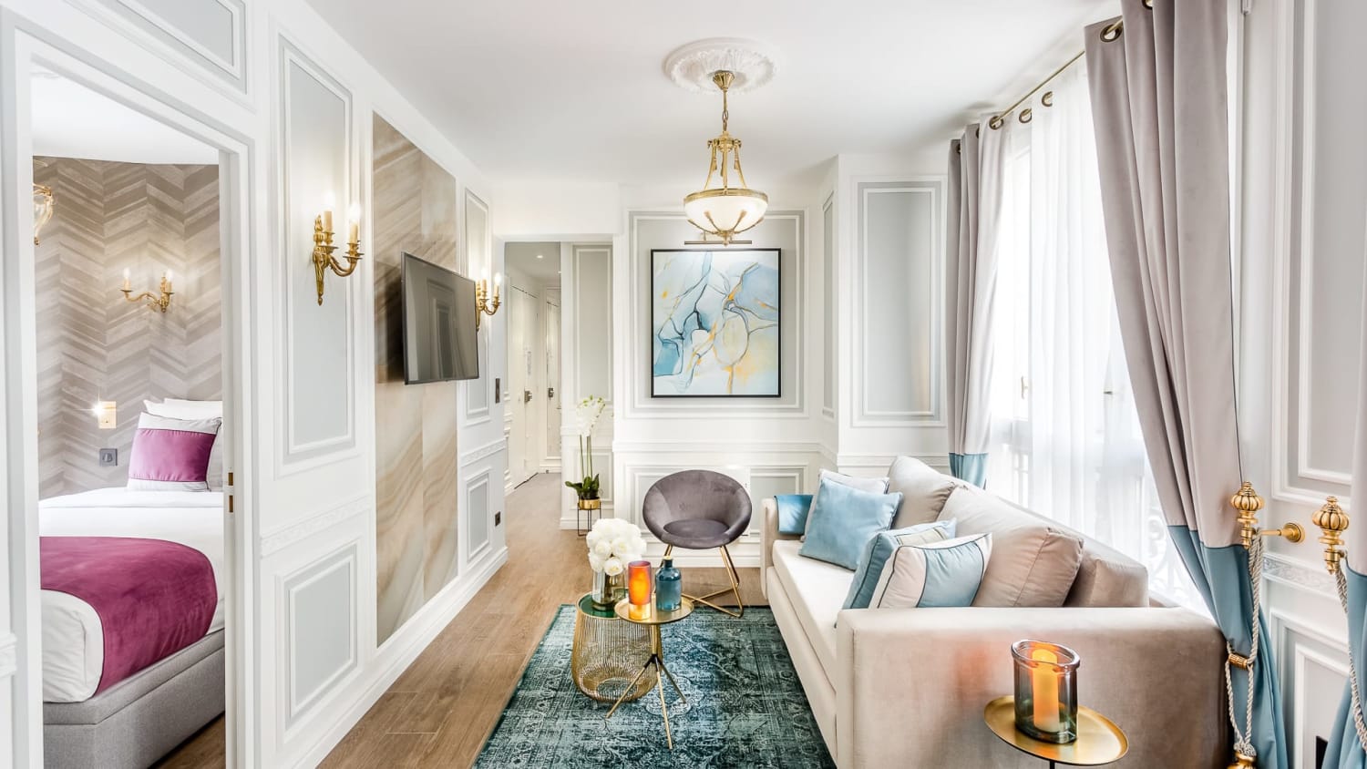 Château Montmartre Paris Montorgueil – Les Halles 7: Elegant 2-Bedroom Apartment with Chic Interiors, Paris