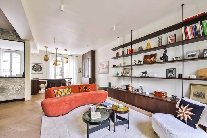 Château Saint-Cloud Boulogne: Spacious 4-Bedroom Apartment with Garden, Boulogne-Billancourt