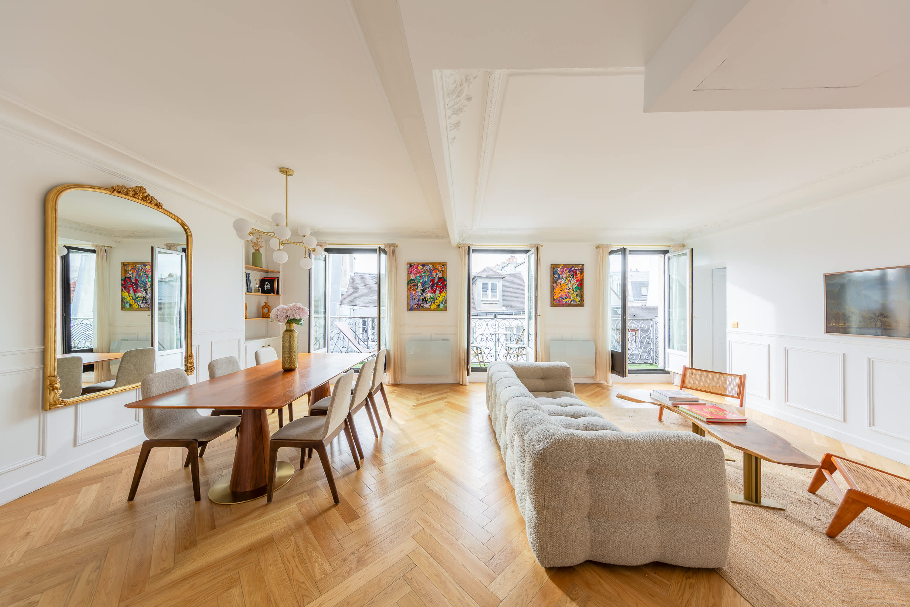 Château Saint-Martin Marais Le Marais 4: Elegant 3-Bedroom Apartment with Terrace, Le Marais, Paris