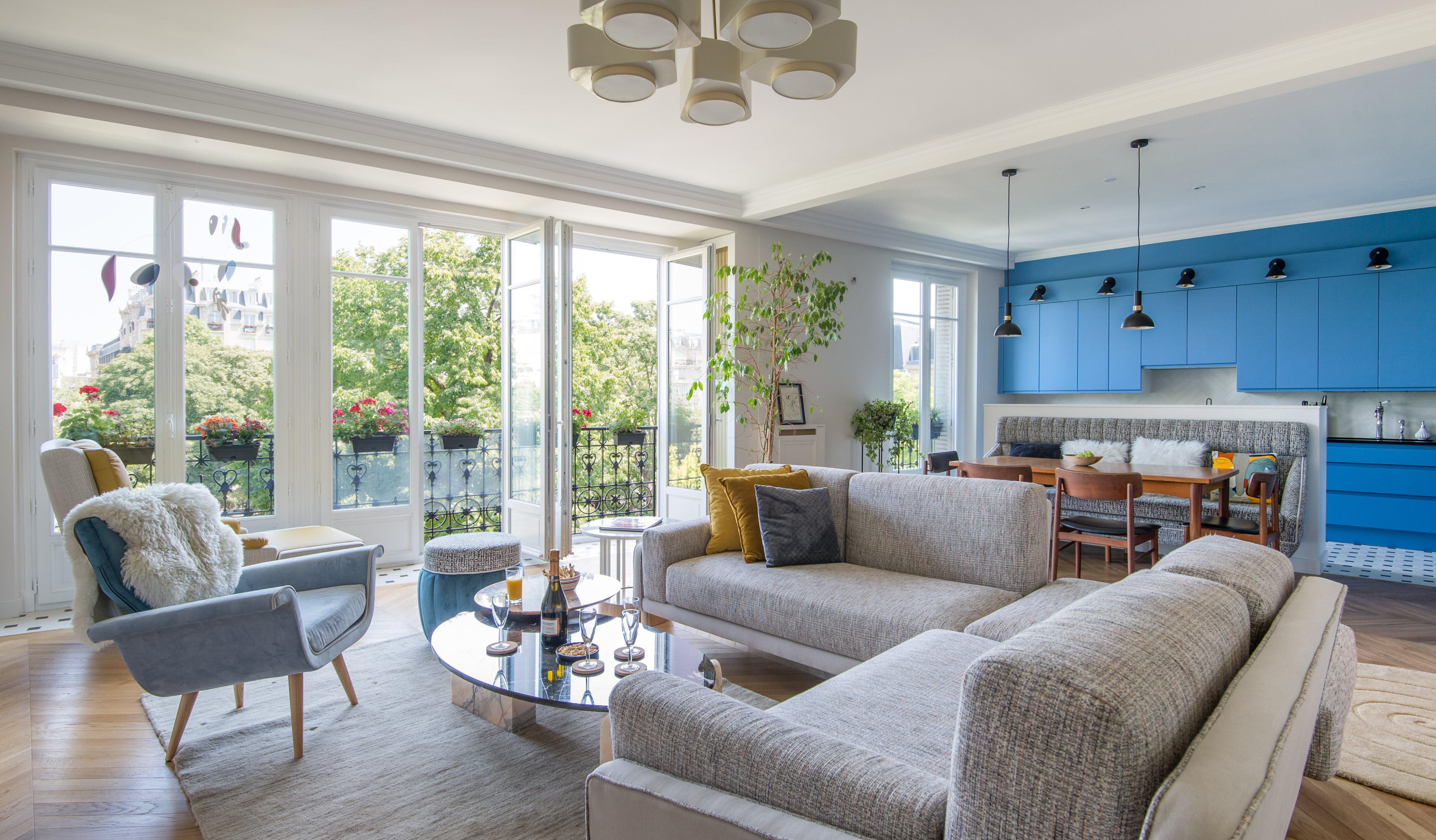 Château Temple Marais: Luxury 3-Bedroom Apartment with Stylish Interiors, Le Marais