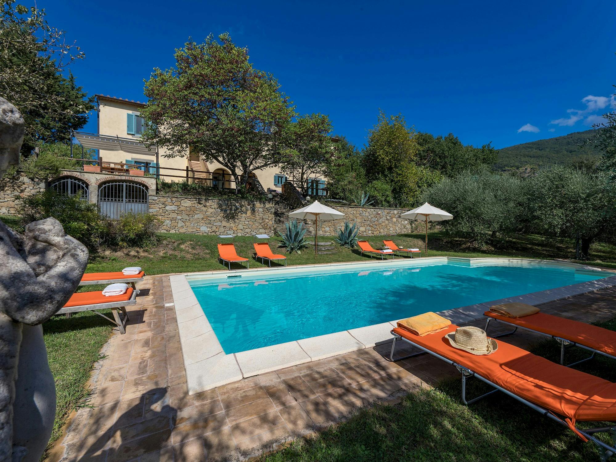 Fattoria Girifalco Cortona Cortona: Charming 4-Bedroom Farmhouse with Pool, Cortona, Tuscany