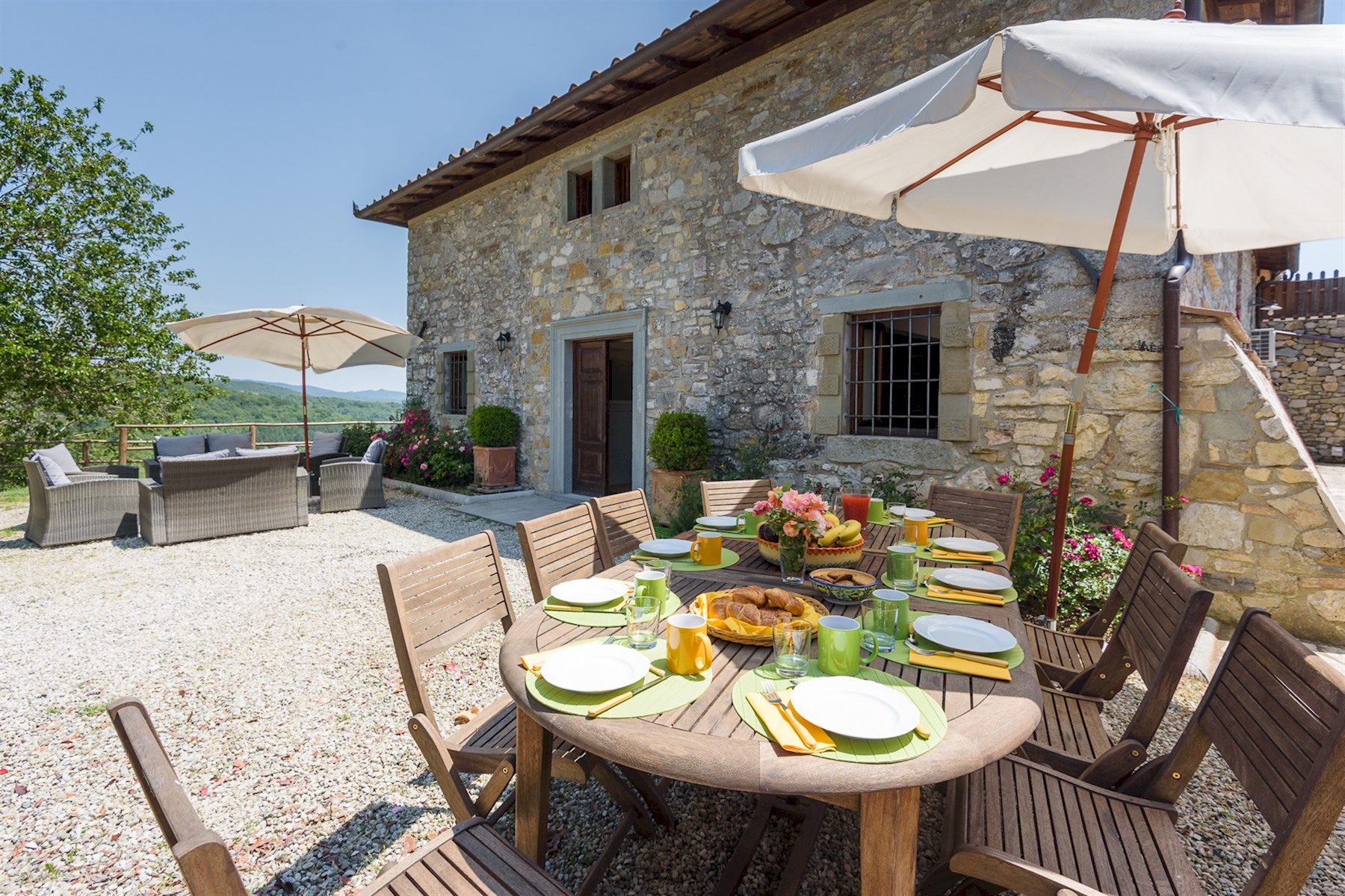 Fattoria Sangiovese Chianti Chianti: Spacious 5-Bedroom Apartment with Pool, Chianti