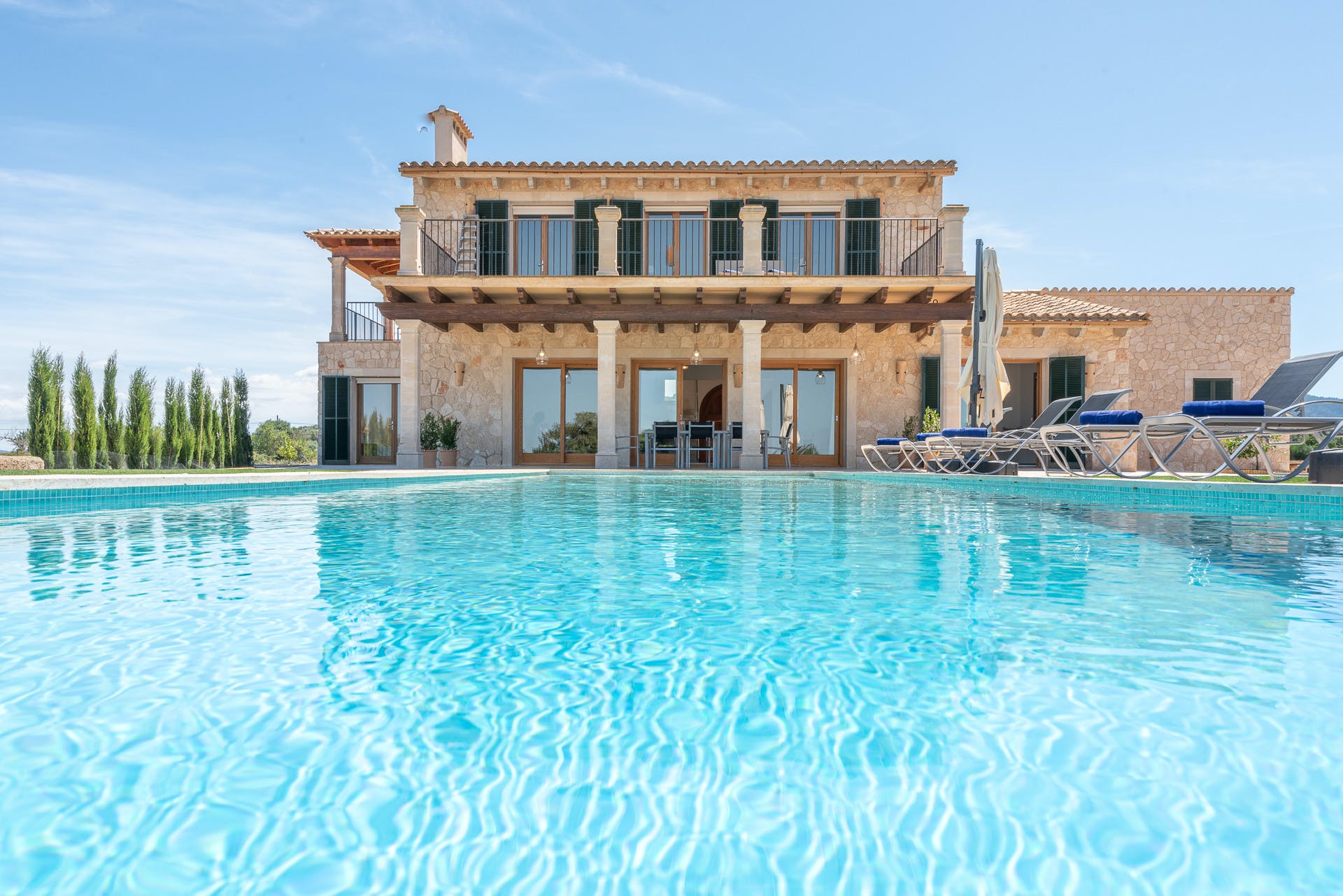 Finca Llucmajor Migjorn: Luxury 4-Bedroom Villa with Seaview and Pool, Migjorn