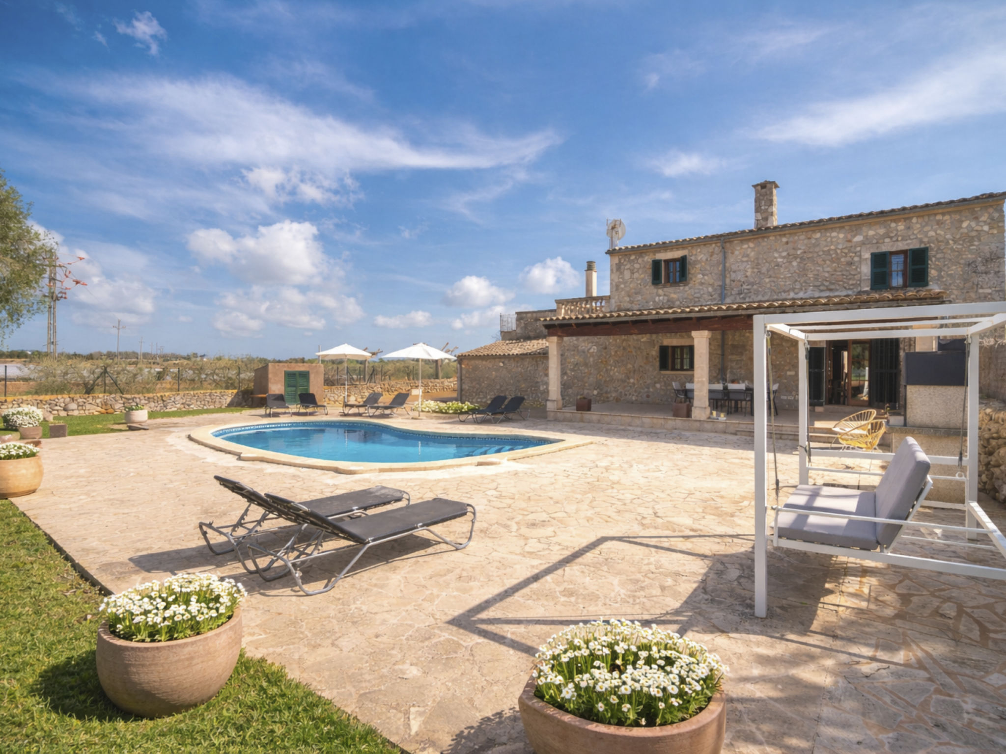 Finca Sobrassada Manacor: Spacious 4-Bedroom Country Villa with Private Pool and Gardens in Rural Mallorca
